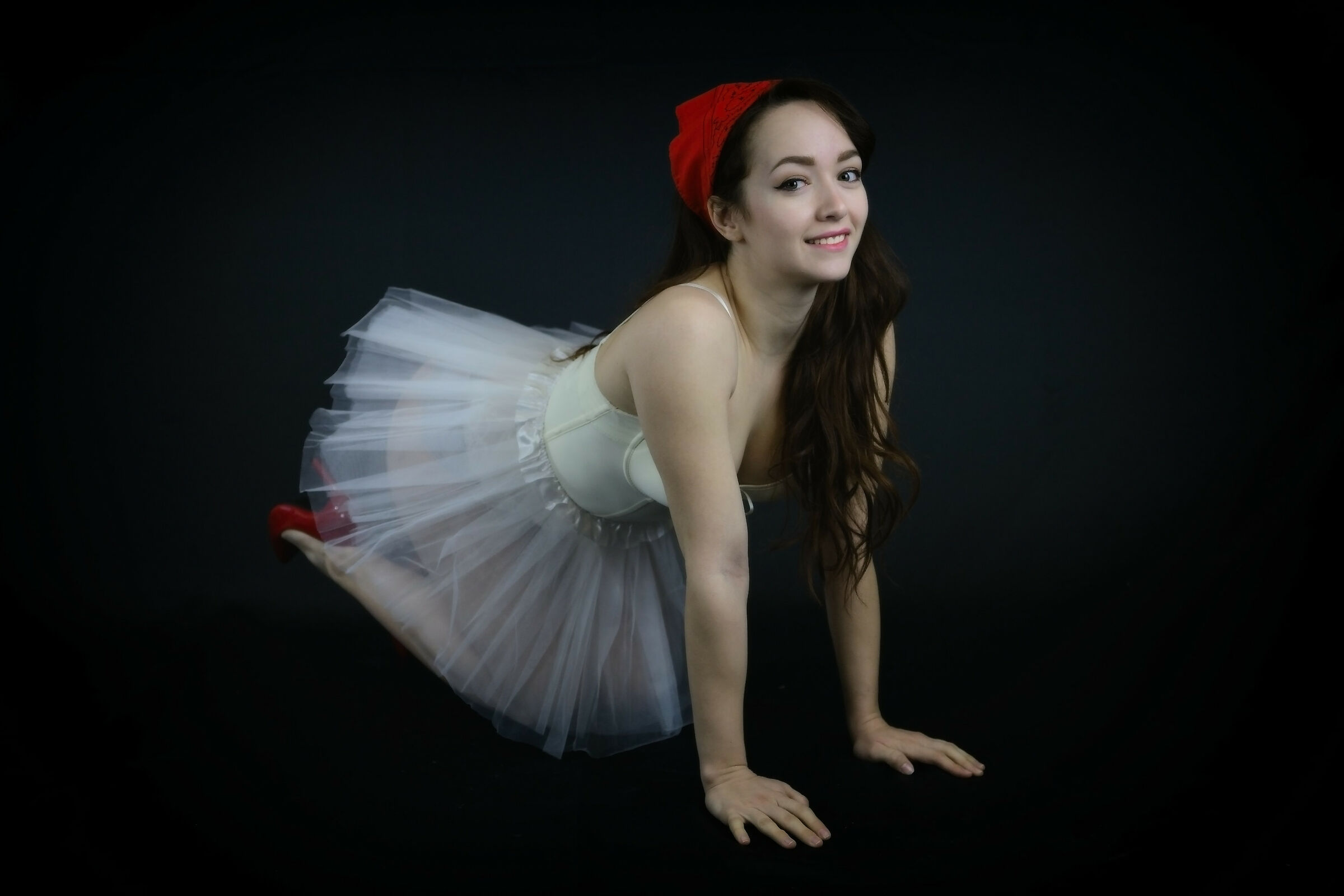 White and red