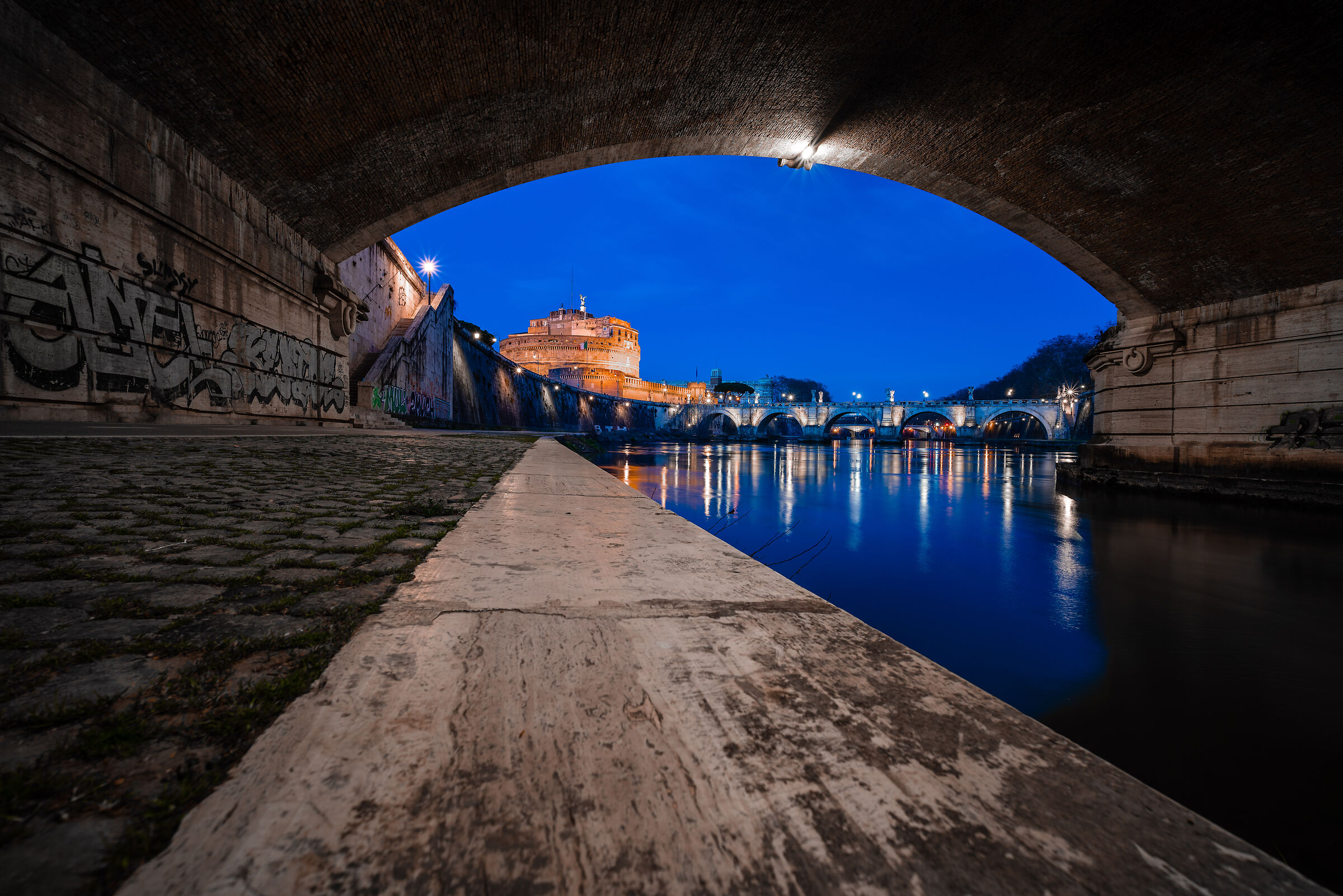 Roman Mausoleum, Blue Hour Edition