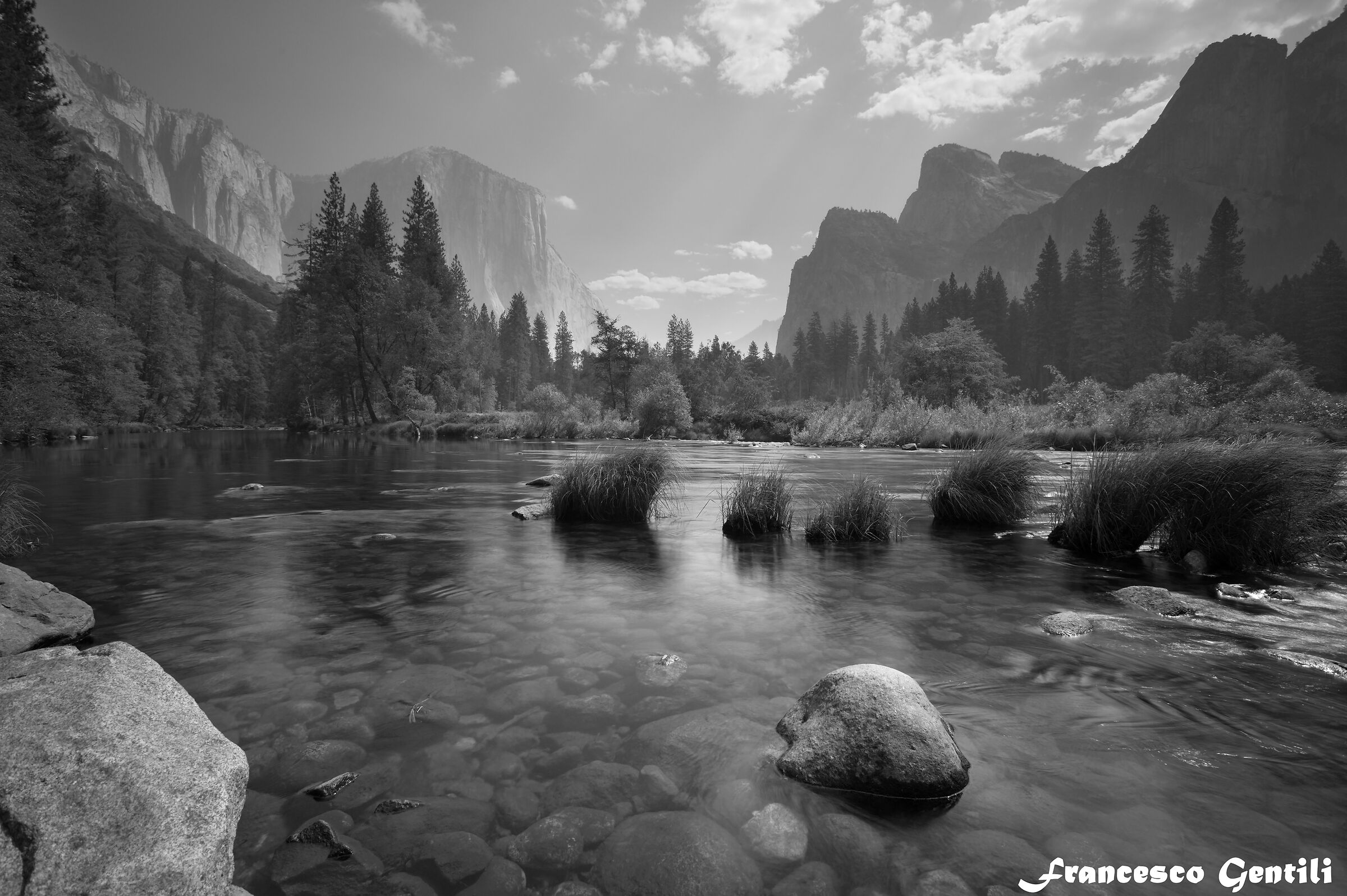 Yosemite Valley BW