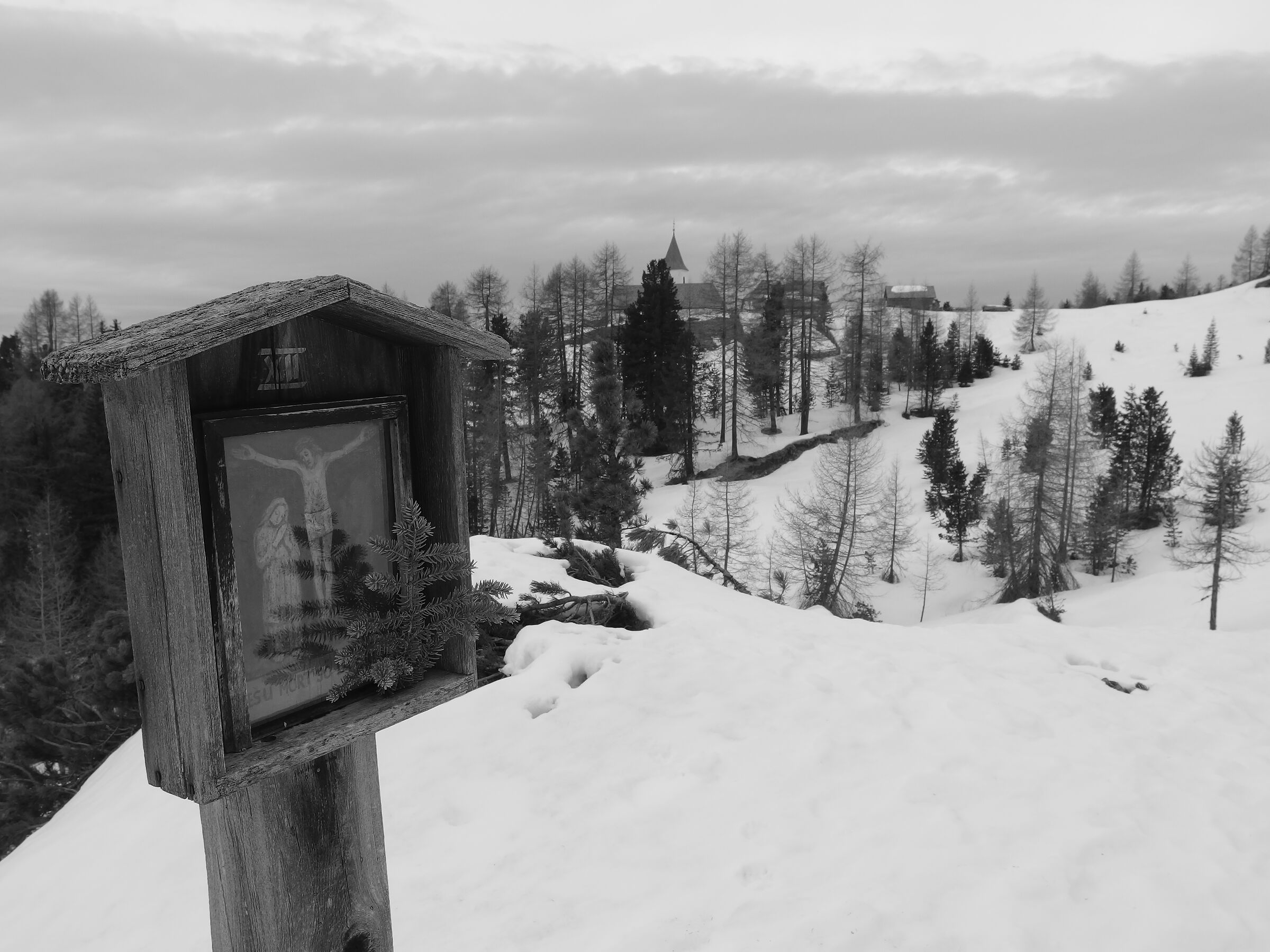 Towards the Sanctuary of Holy Cross