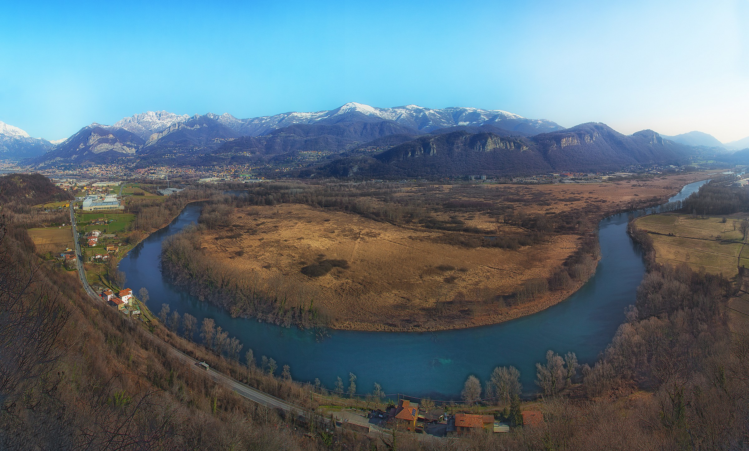 L'adda visto dalla Rocchetta di Airuno