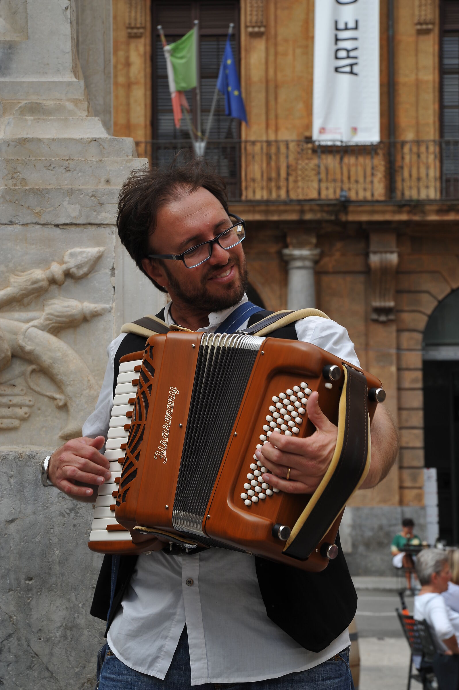 Artista di strada aPalermo