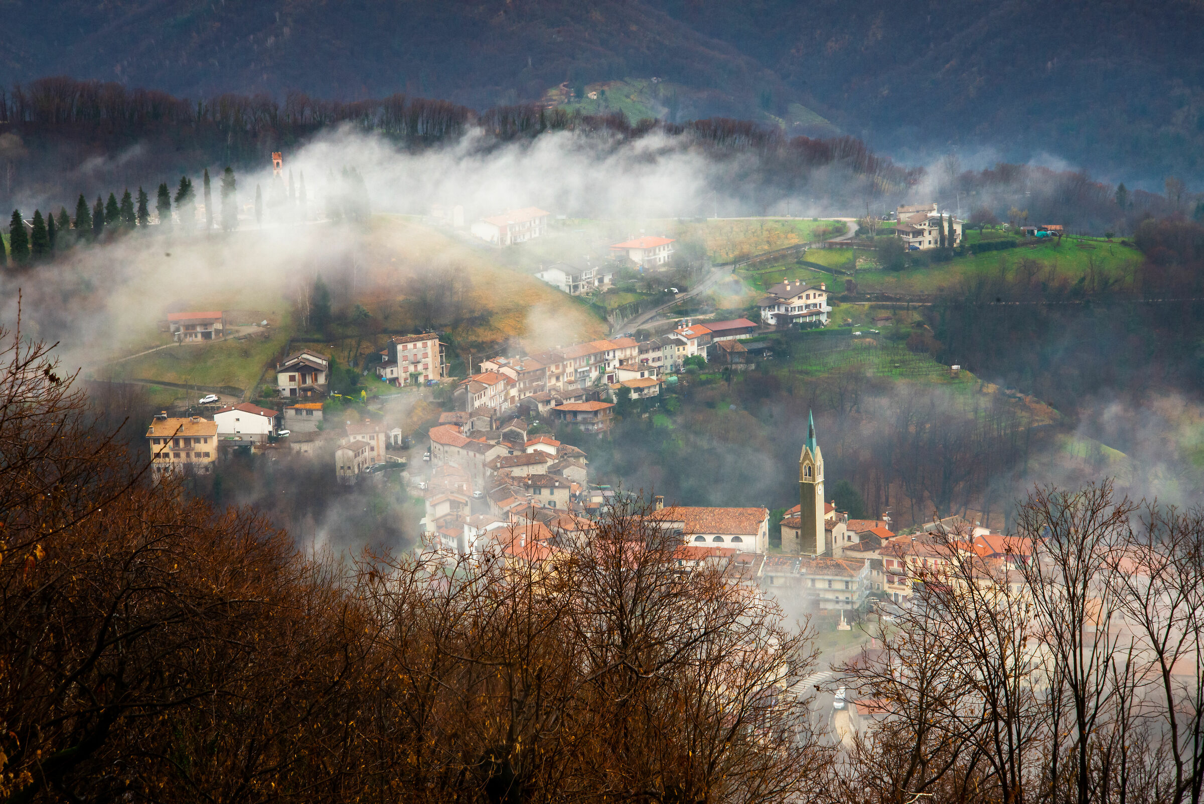Clouds in Combai - Treviso
