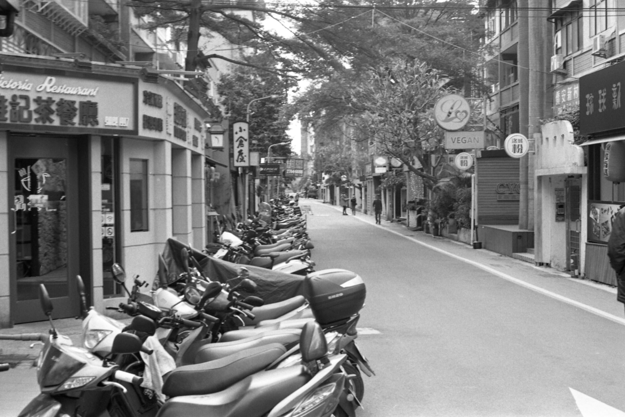 strada vicino al taipei 101