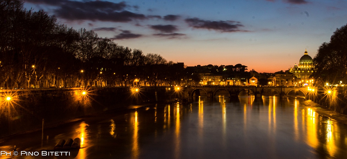 S. Angelo bridge and St. Peter - Rome