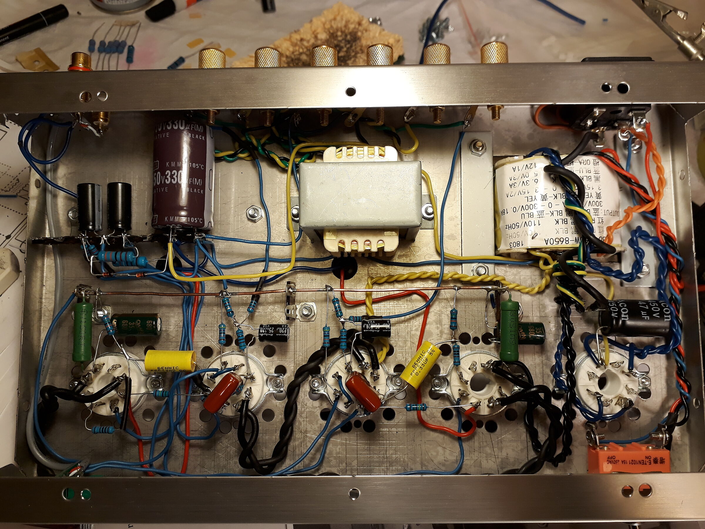 Cablaggio ampli valvolare cinese