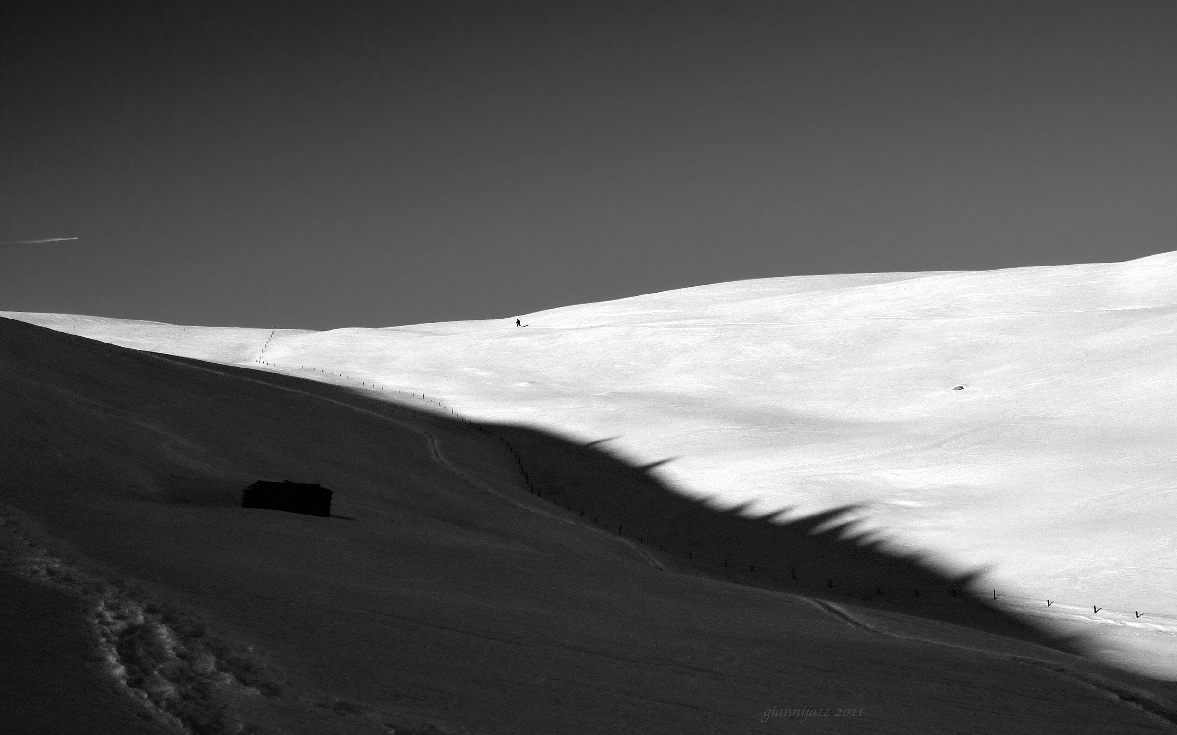 on the side of the shadow ...