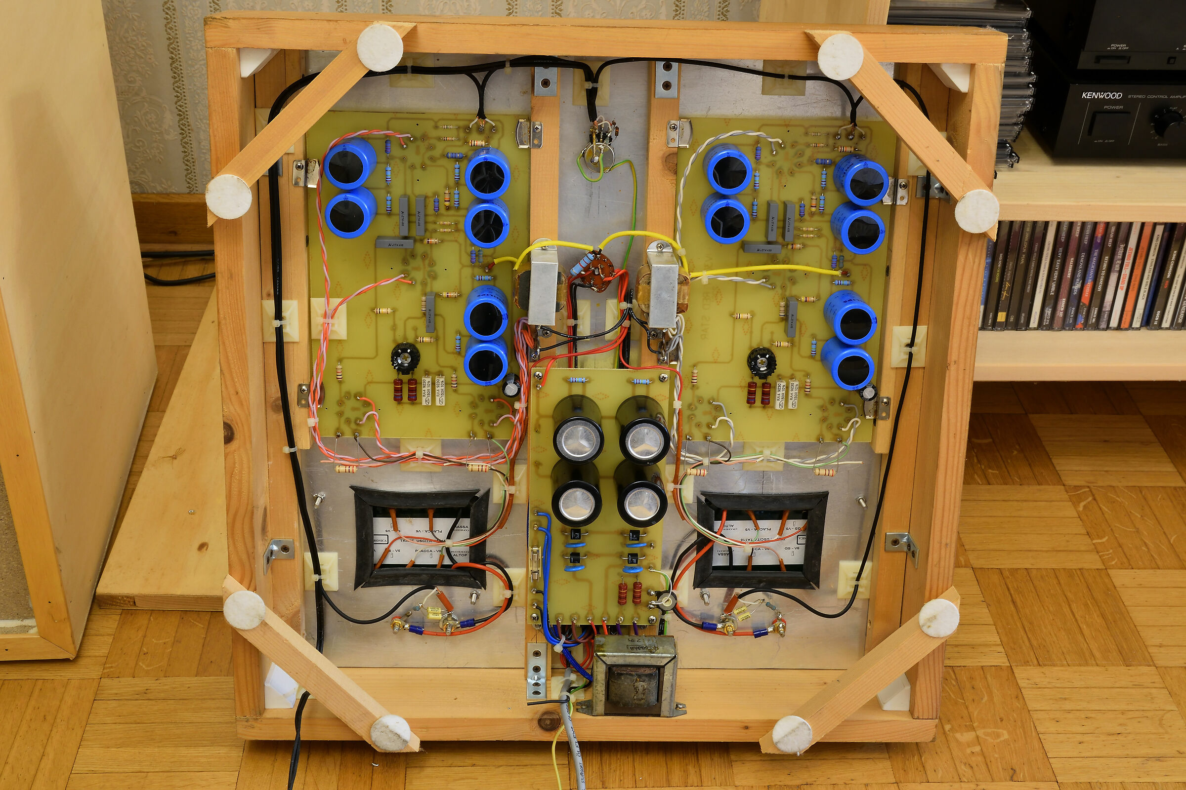 Amplificatore push-pull 5881 Cl. AB - Cablaggio