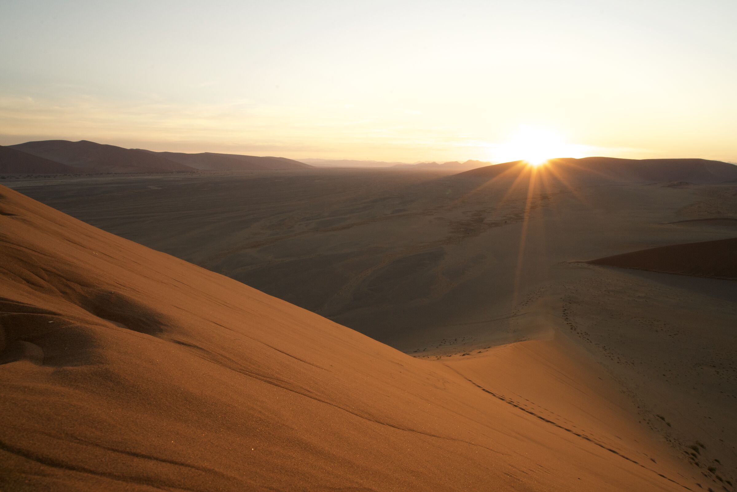 Sunrise in Namib