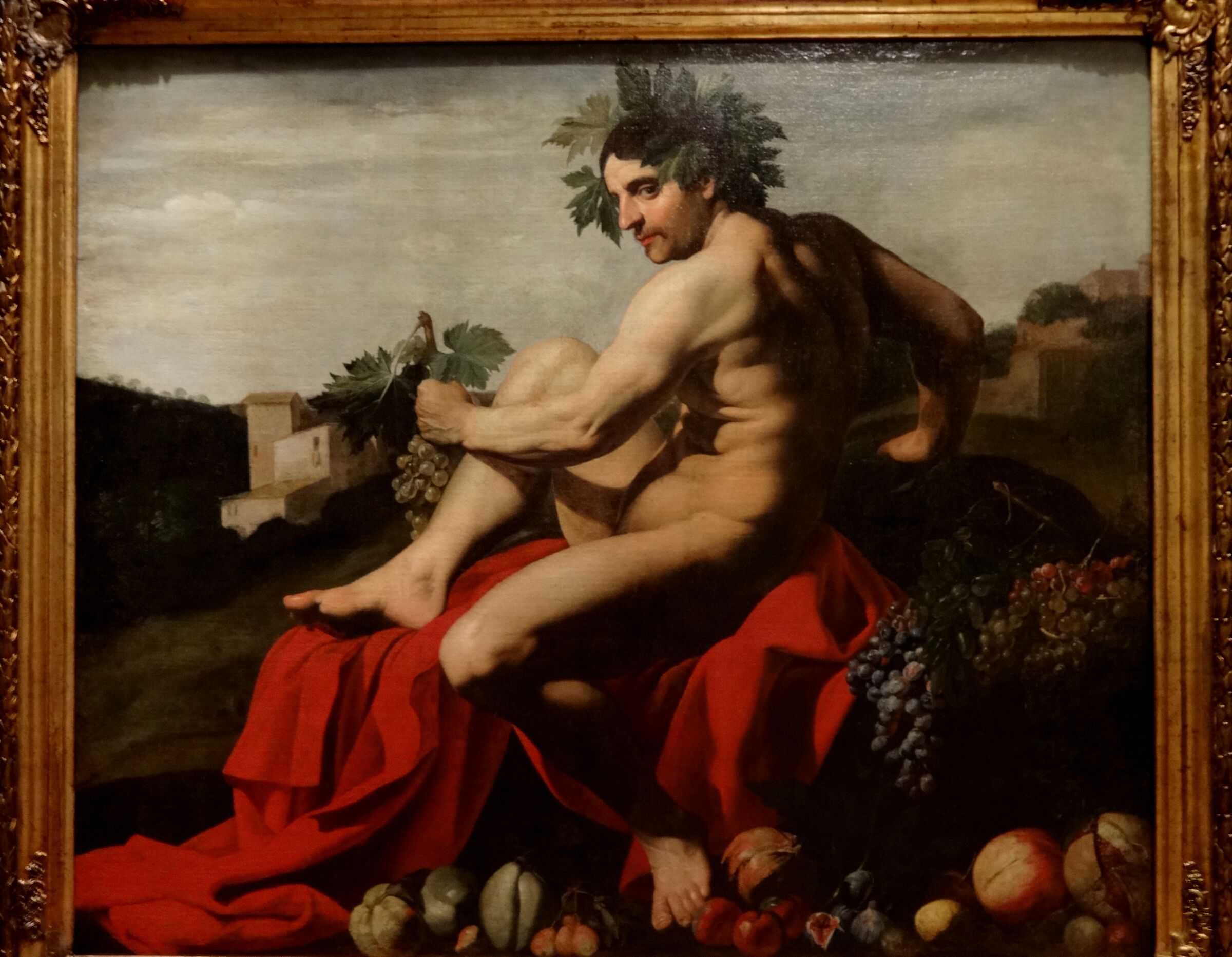 Ermitage - Cerchia di Caravaggio "Bacco"