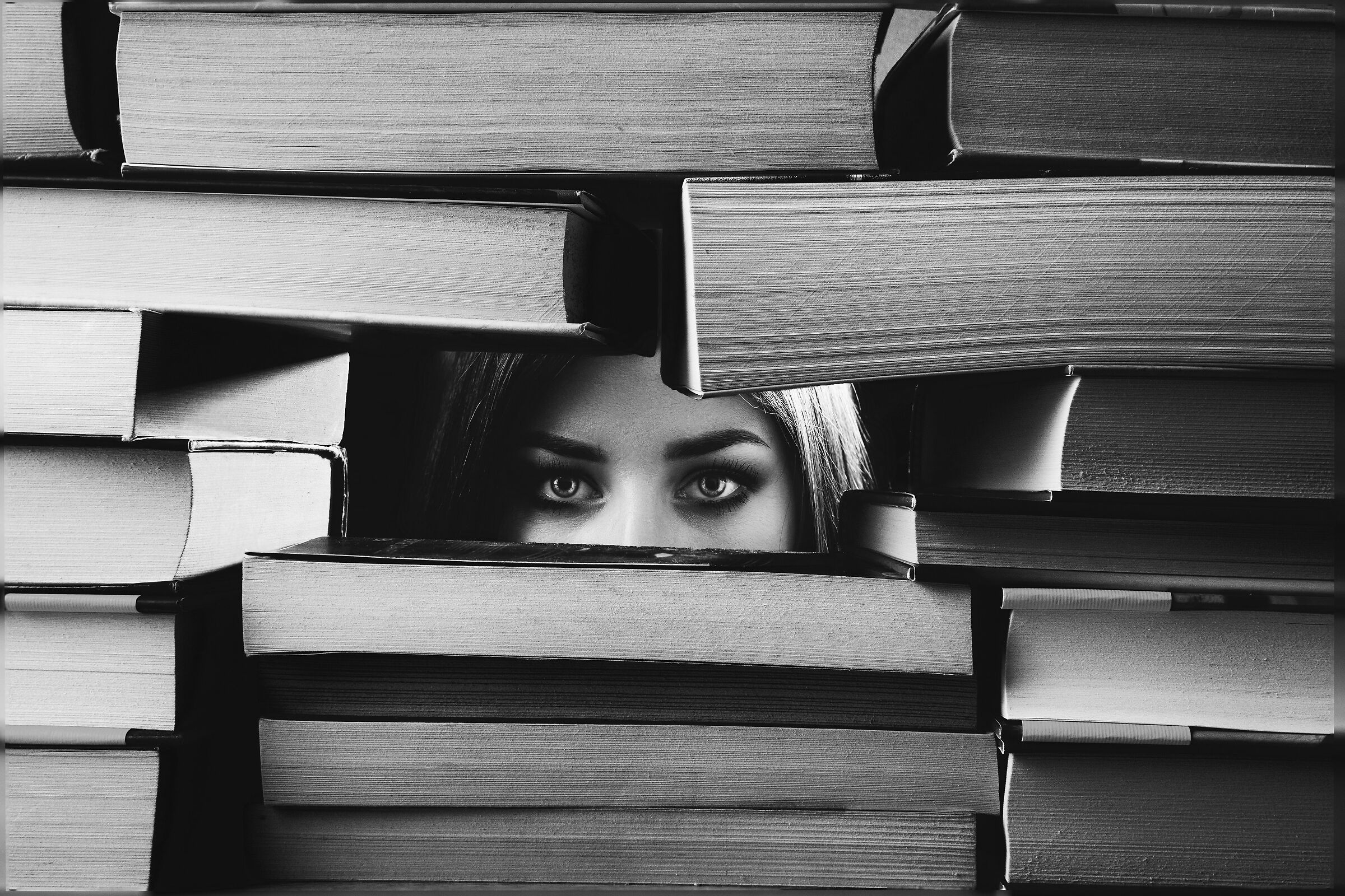 Look through the books