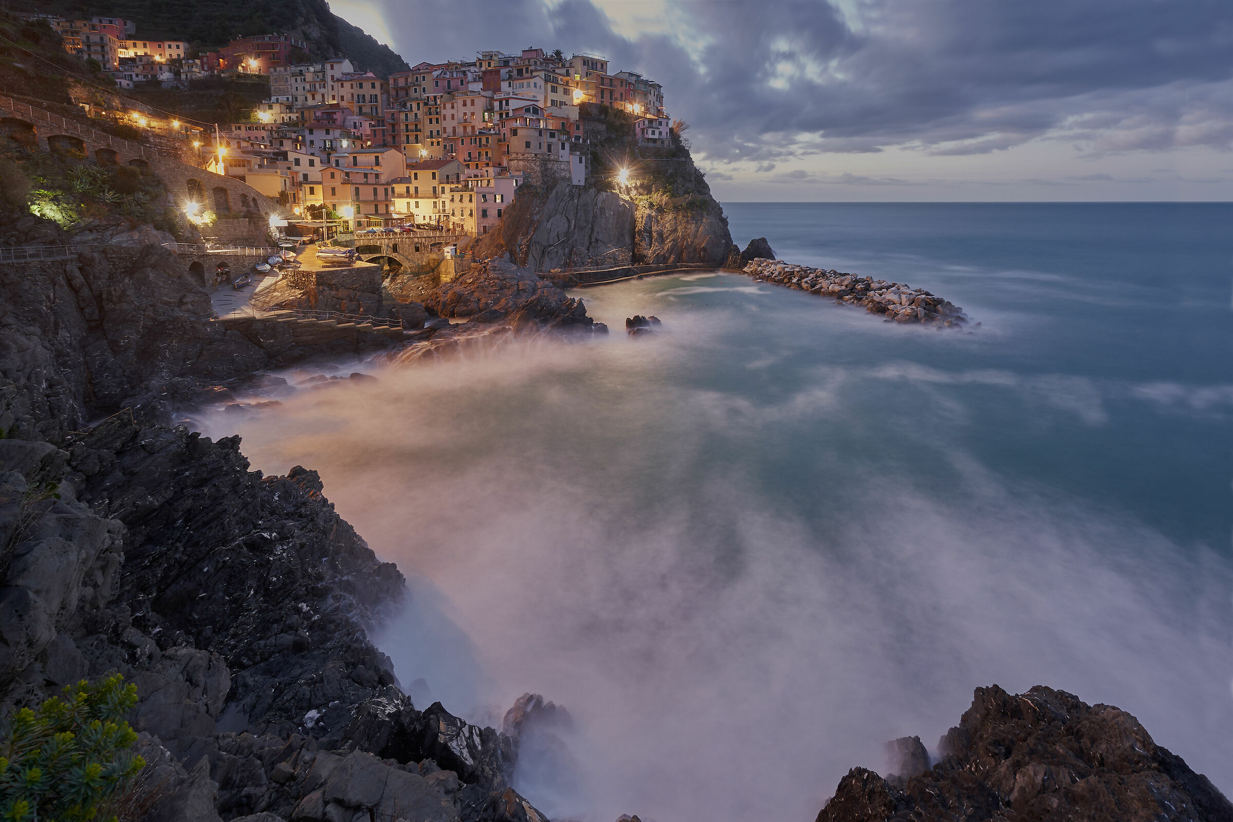Sunrise in Manarola