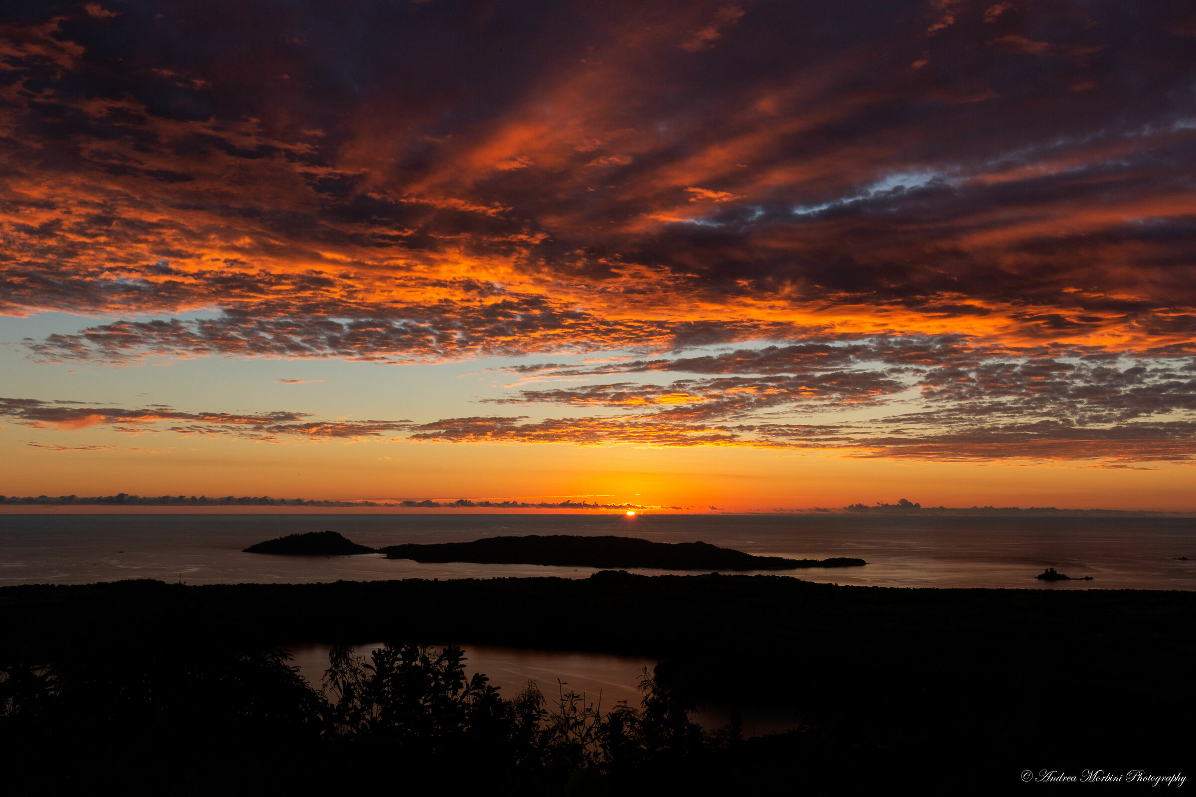 Tramonto infuocato a Mont Passot