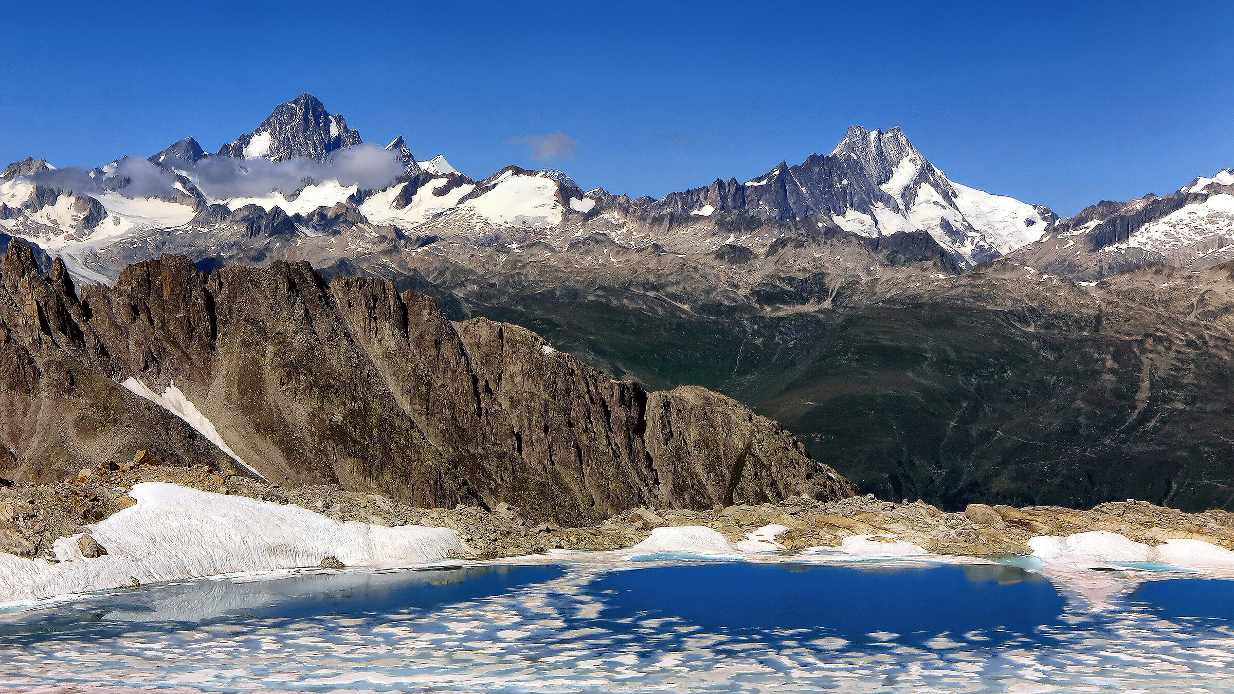 lago proglaciale Chuebodengletscher - Gerenpass