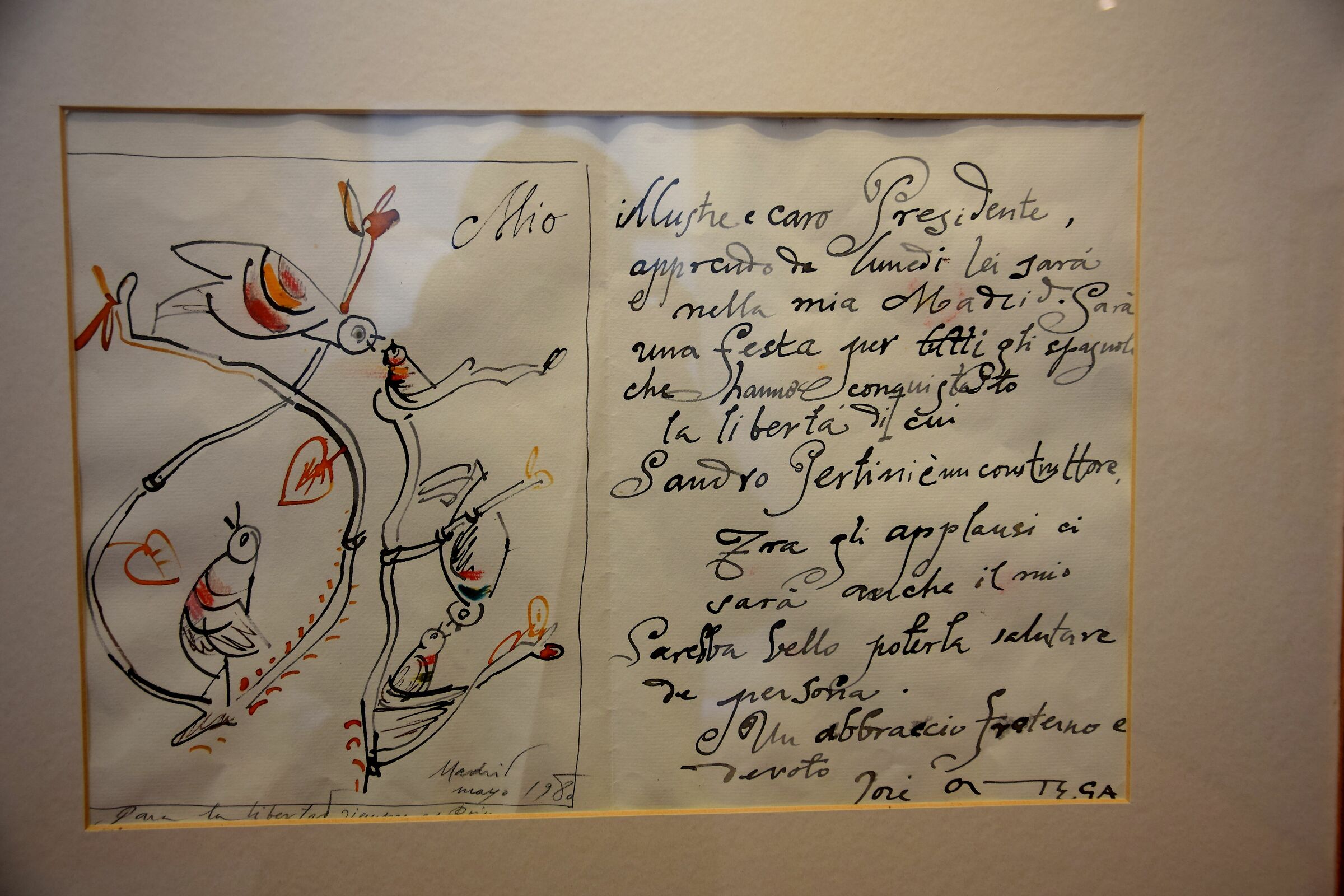 Museo Pertini - José Ortega "Lettera a Sandro Pe...