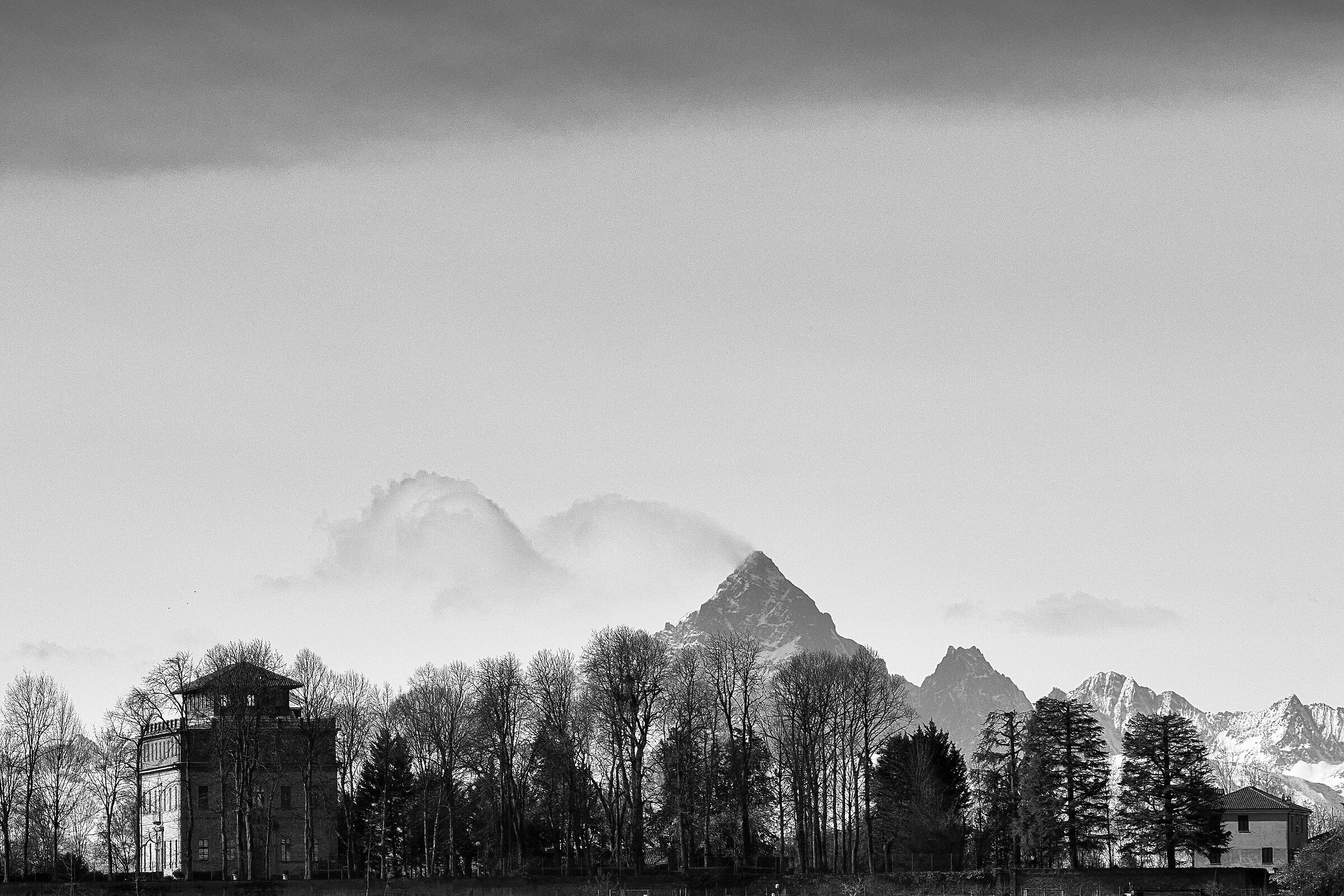 Monviso from the window