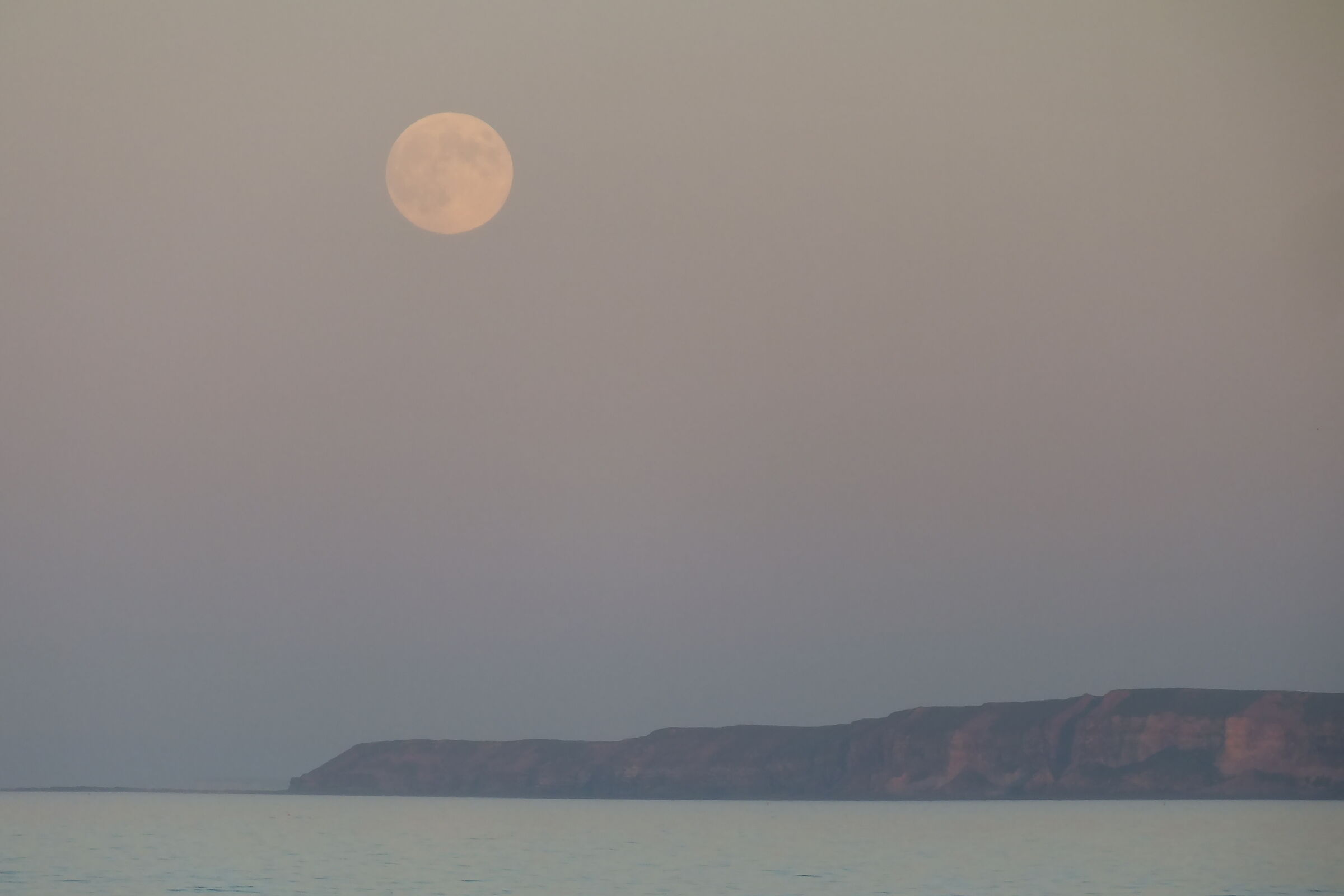 Scarborough full moon