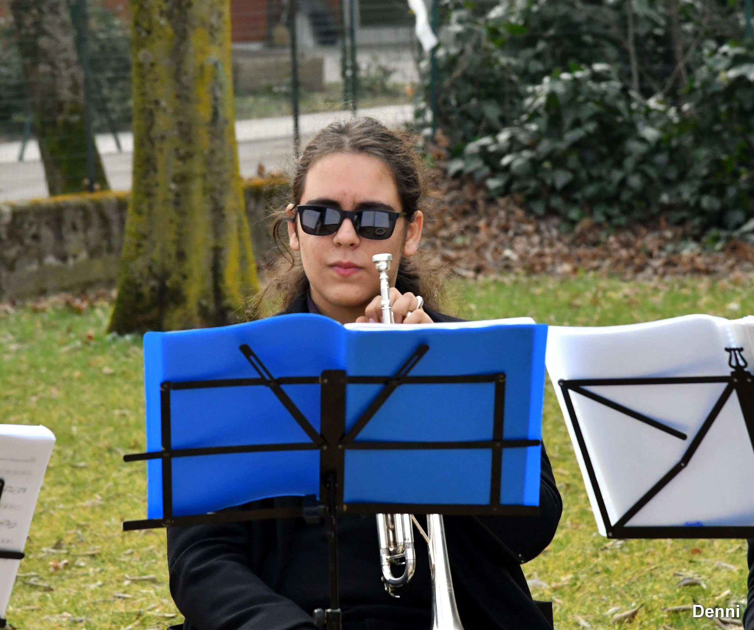 brass lesson in backyard 1