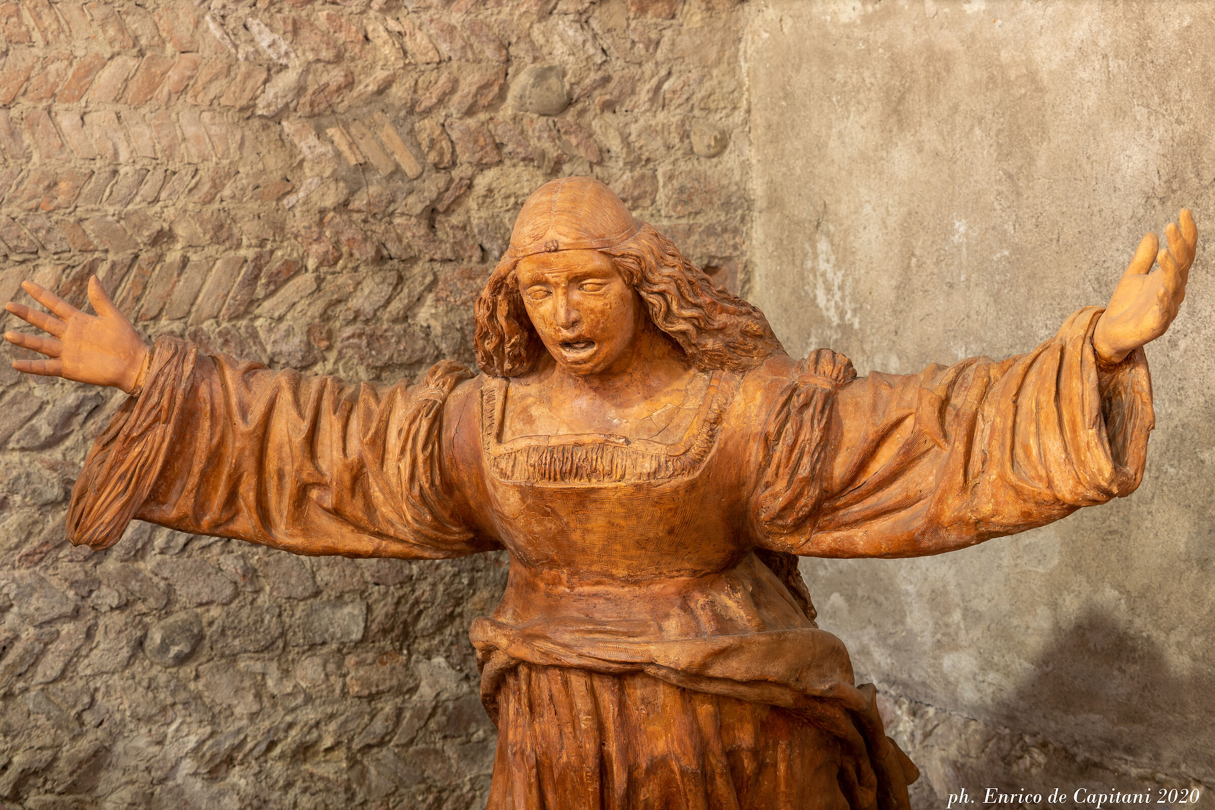 Compianto di Palazzo Pignano, particolare