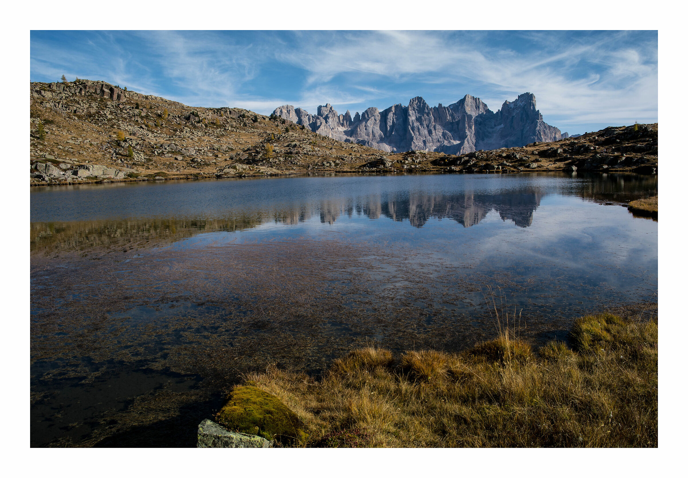 Laghetto a passo Valles.