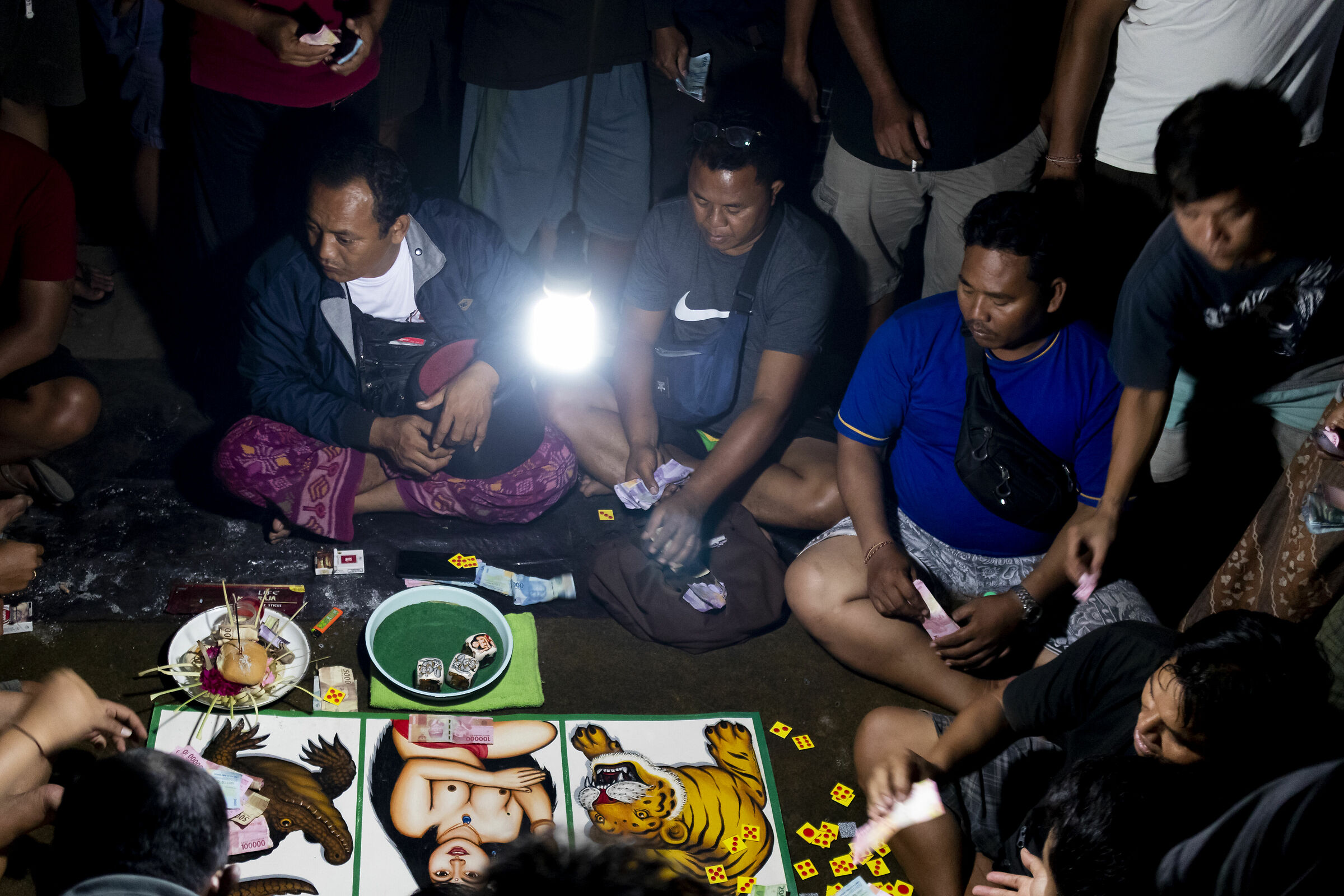 Cockfighting in Bali