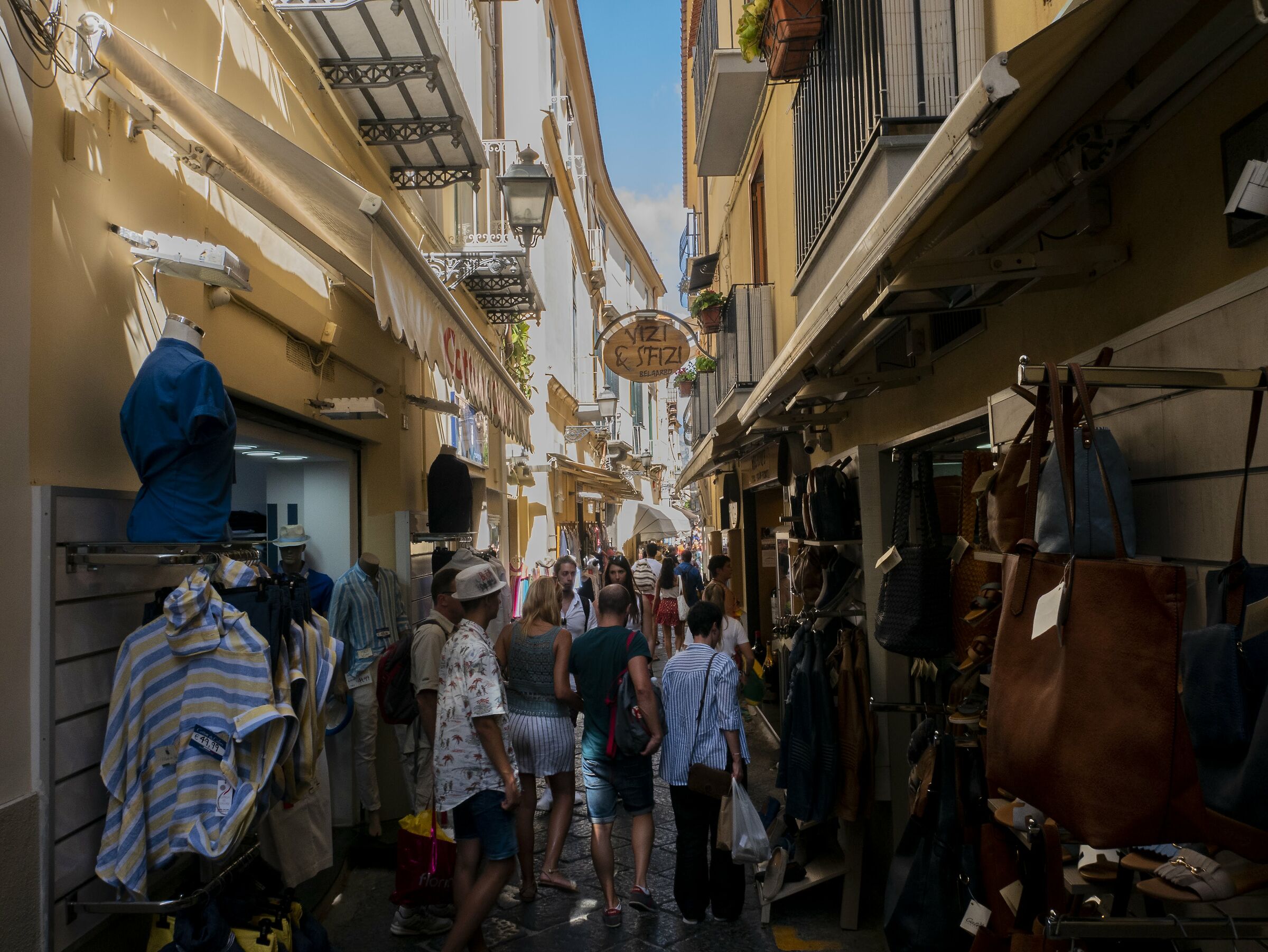 Vicoli mercanteggianti di Sorrento