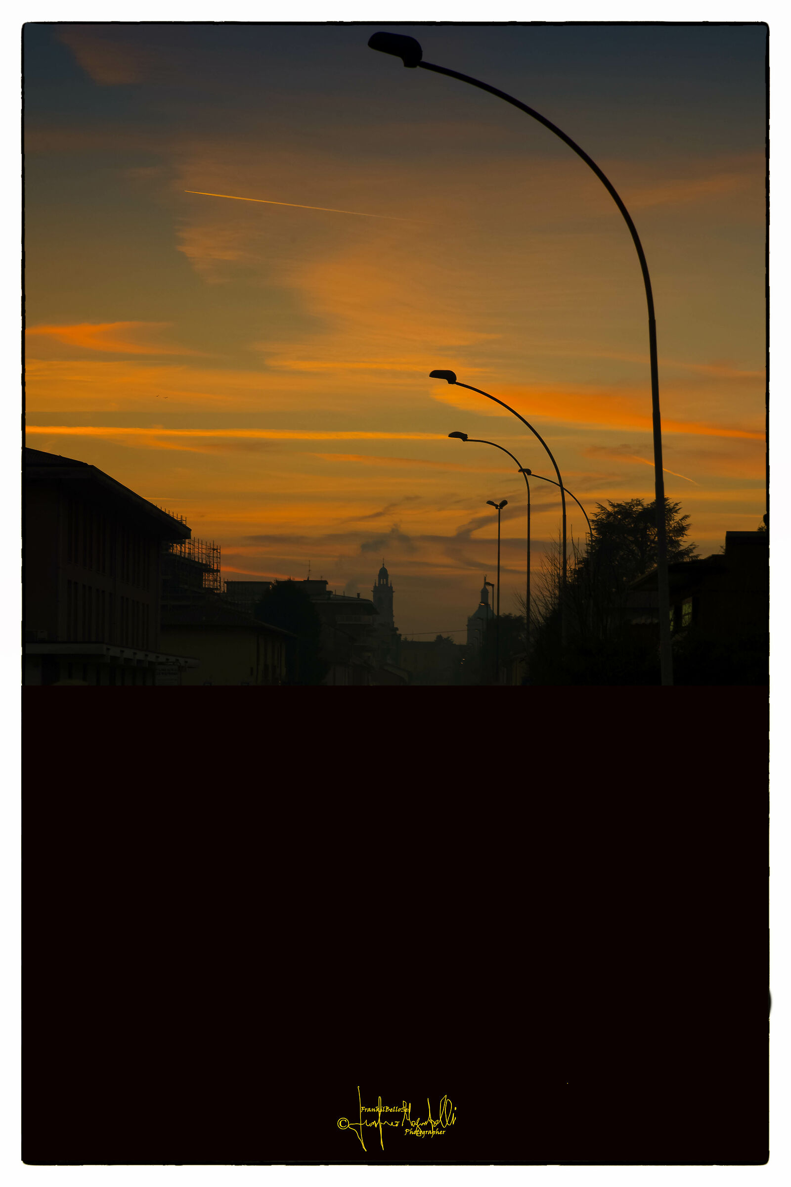 Silhouette di Magenta