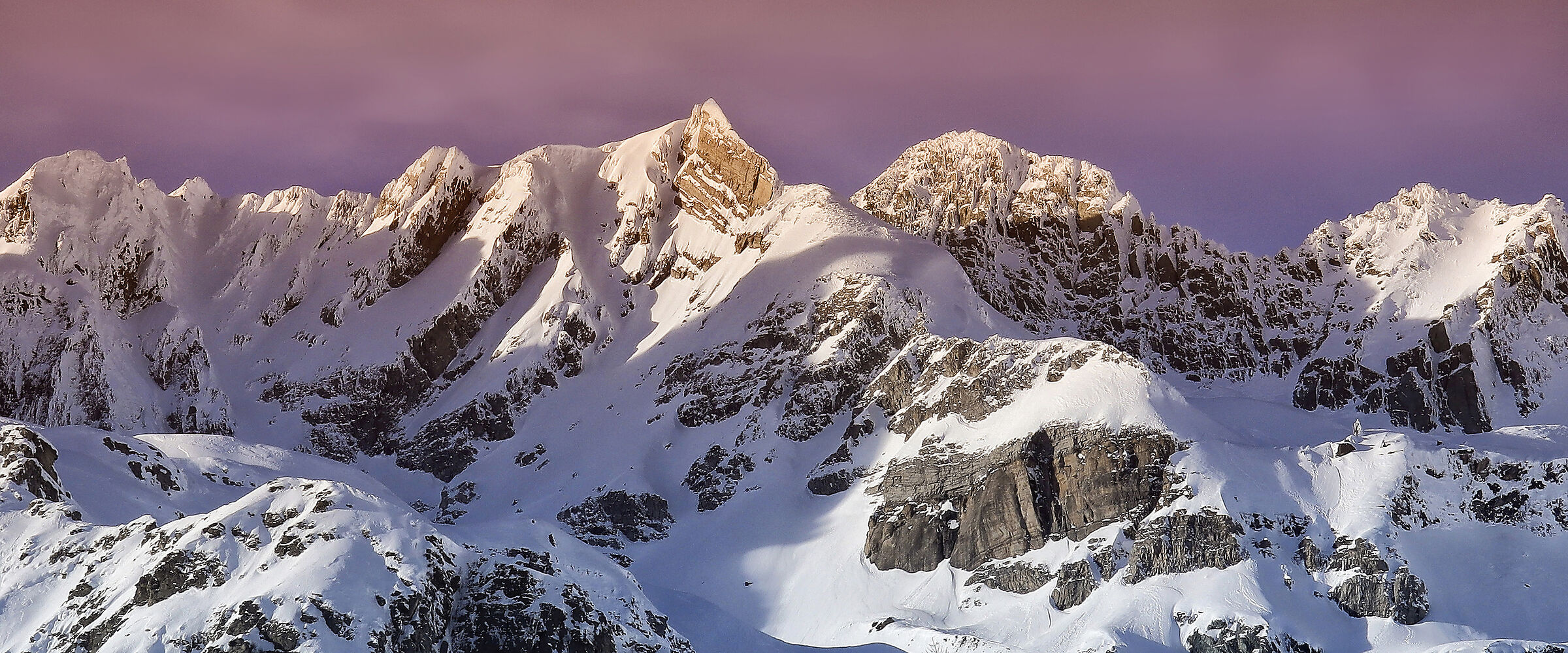 Tramonto magico al Devero