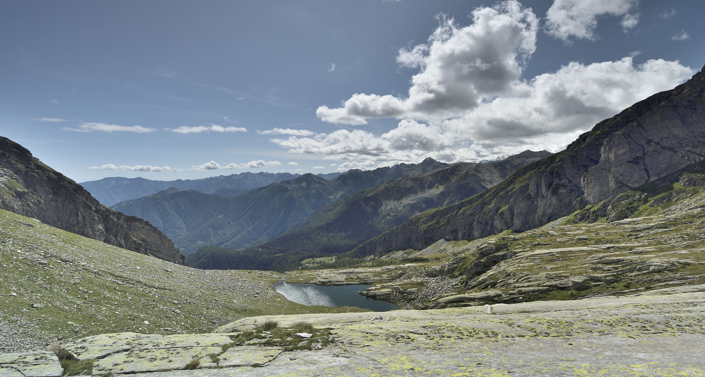 secondo laghetto di Paione dal terzo