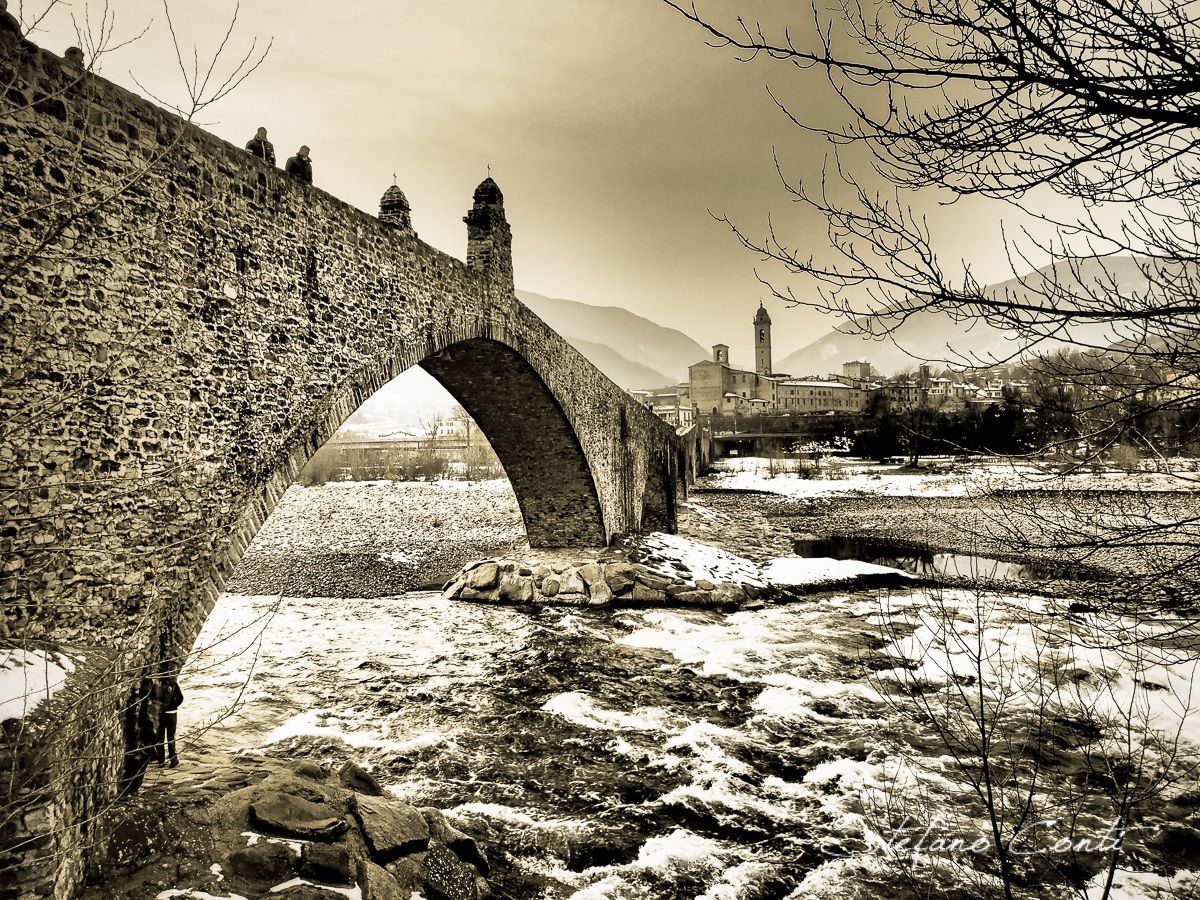 Bobbio on a gray winter day