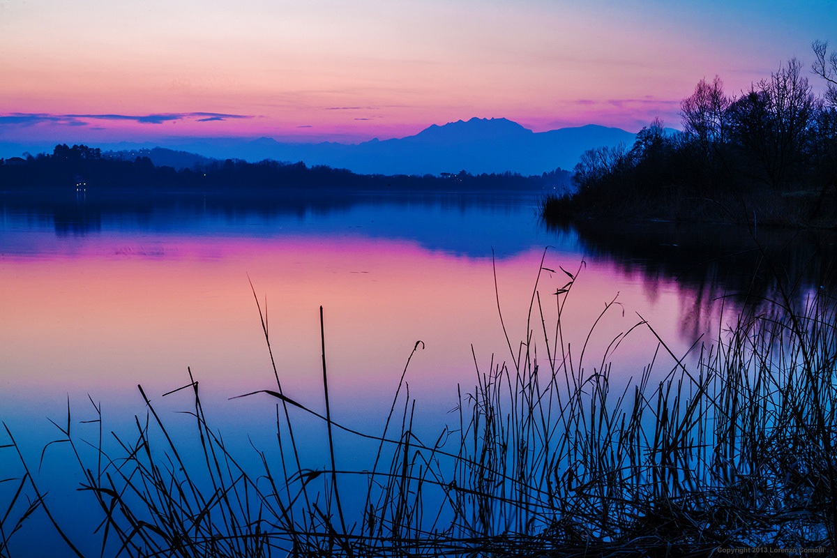 Monte Rosa blue hour