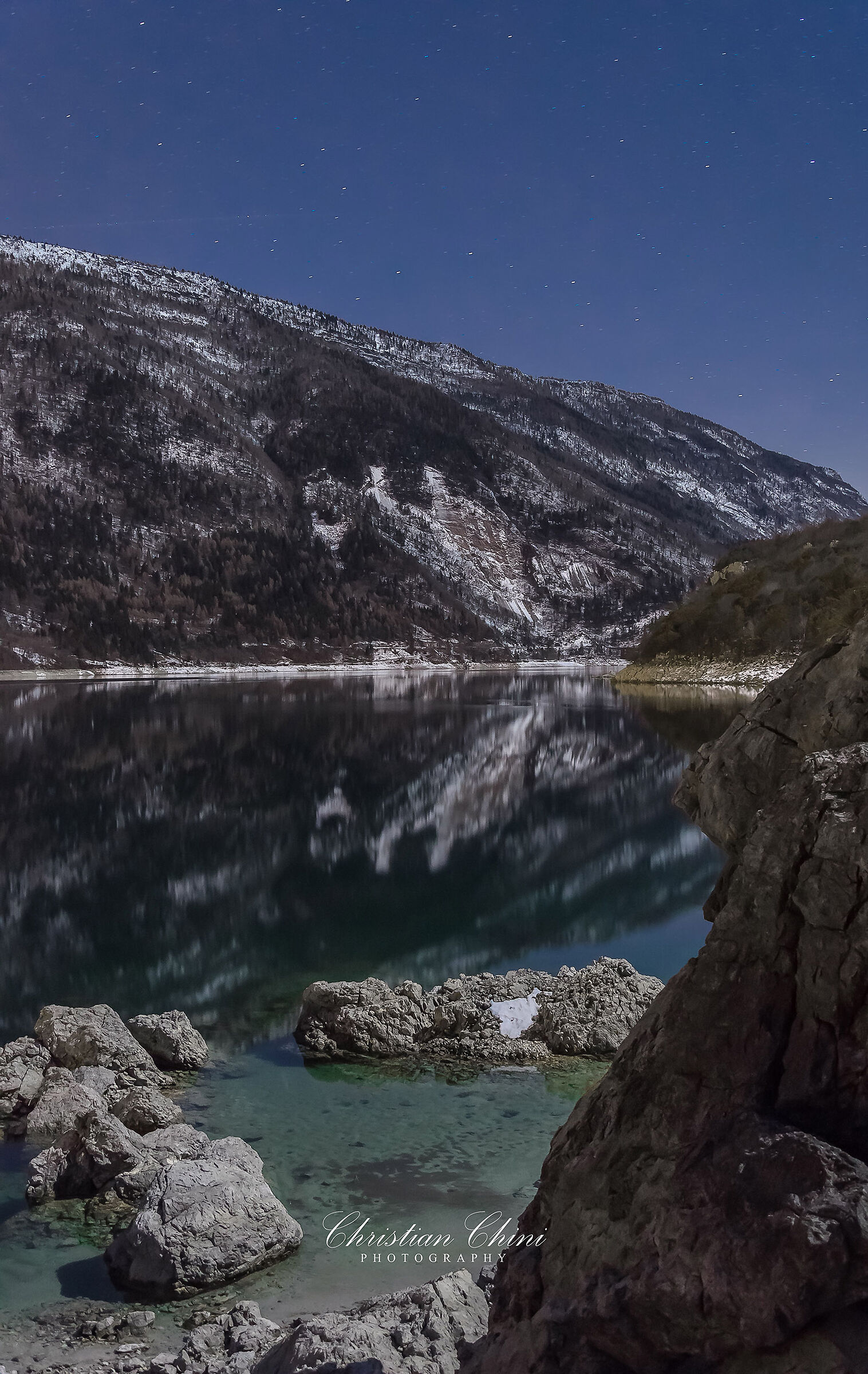 Enchanted mirror, starry sky