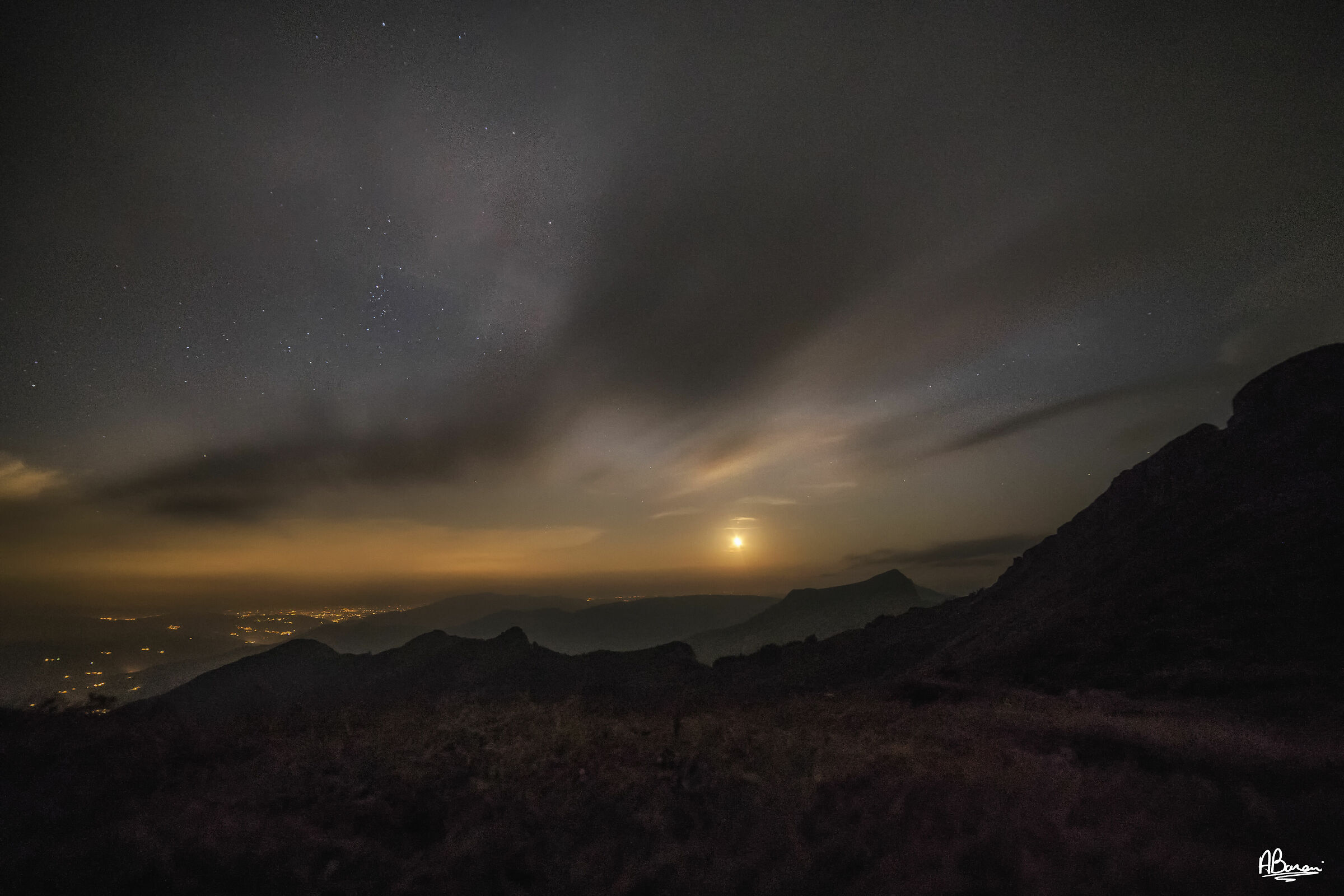 Sulla cima del monte Marmagna