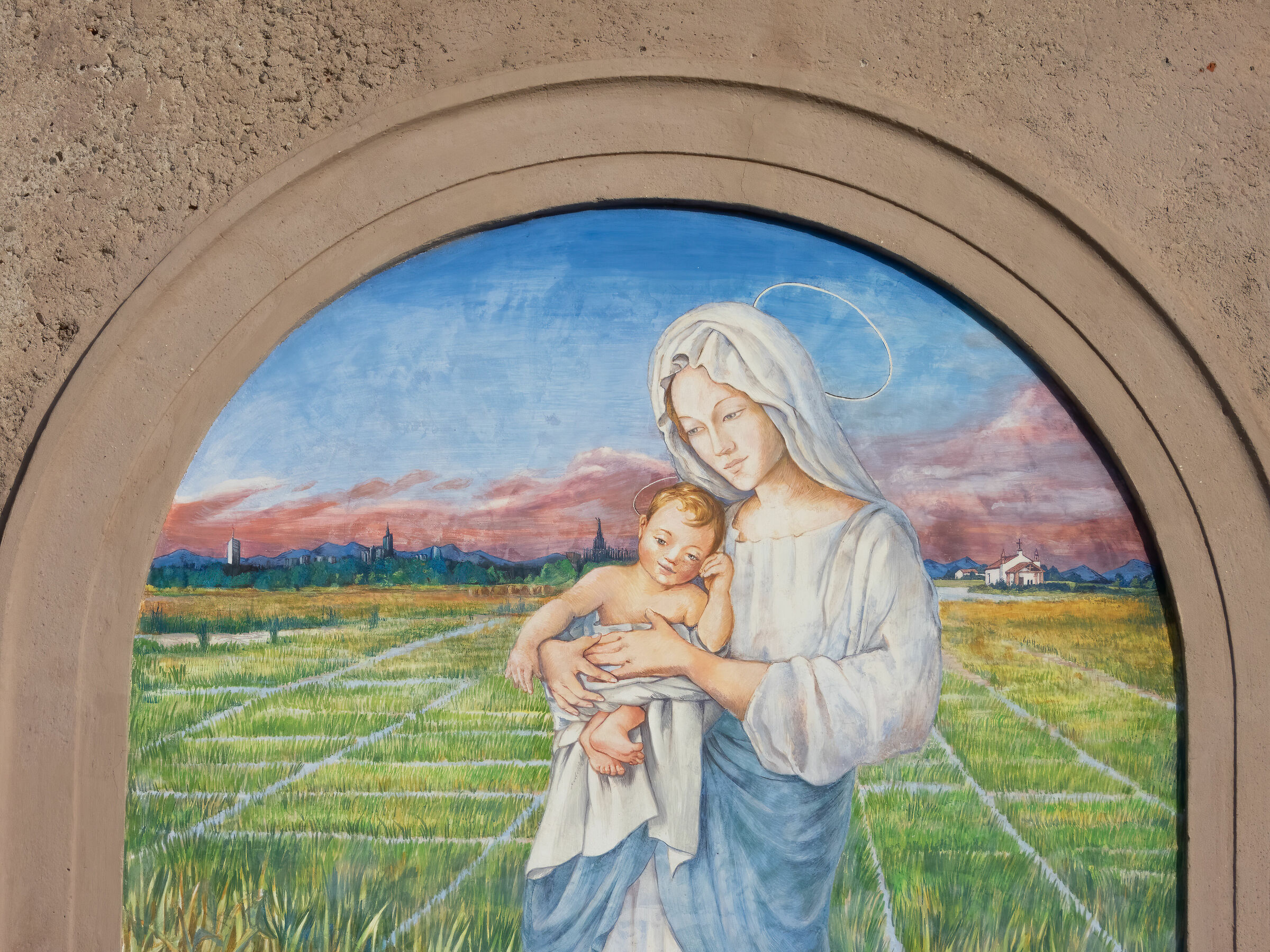 Our Lady of the Rice paddies - Closeup