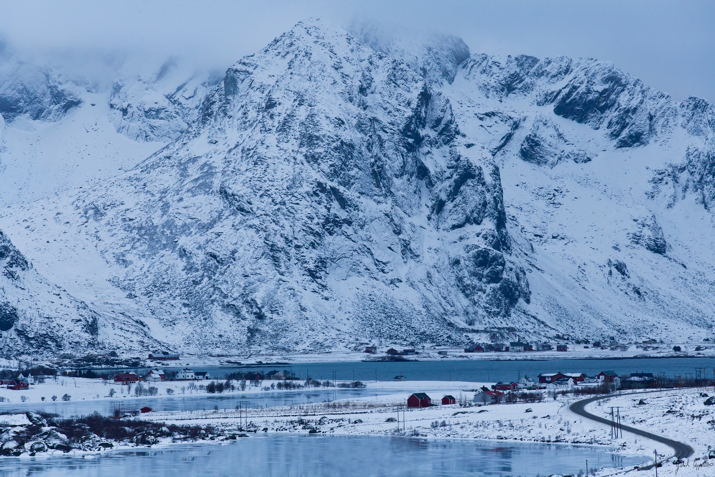 At the foot of a giant