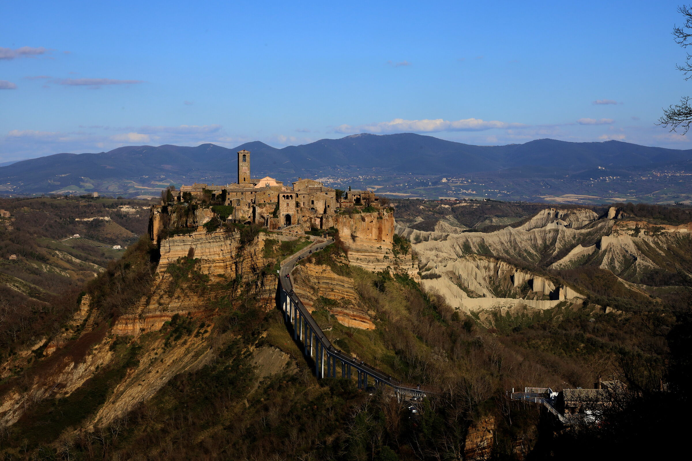 La Civita verso il tramonto