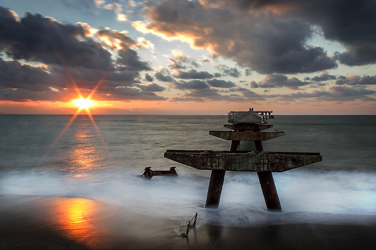 Pontile tramonto 2
