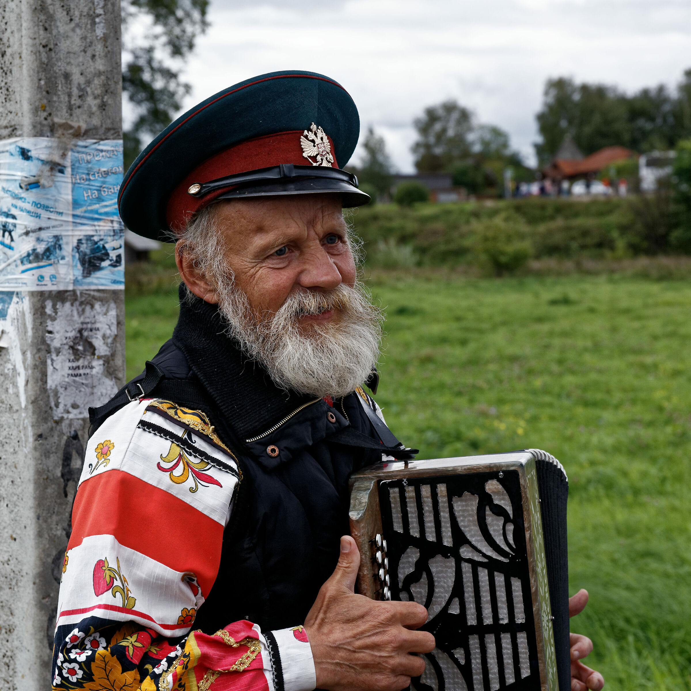 Artista di strada a Suzdal