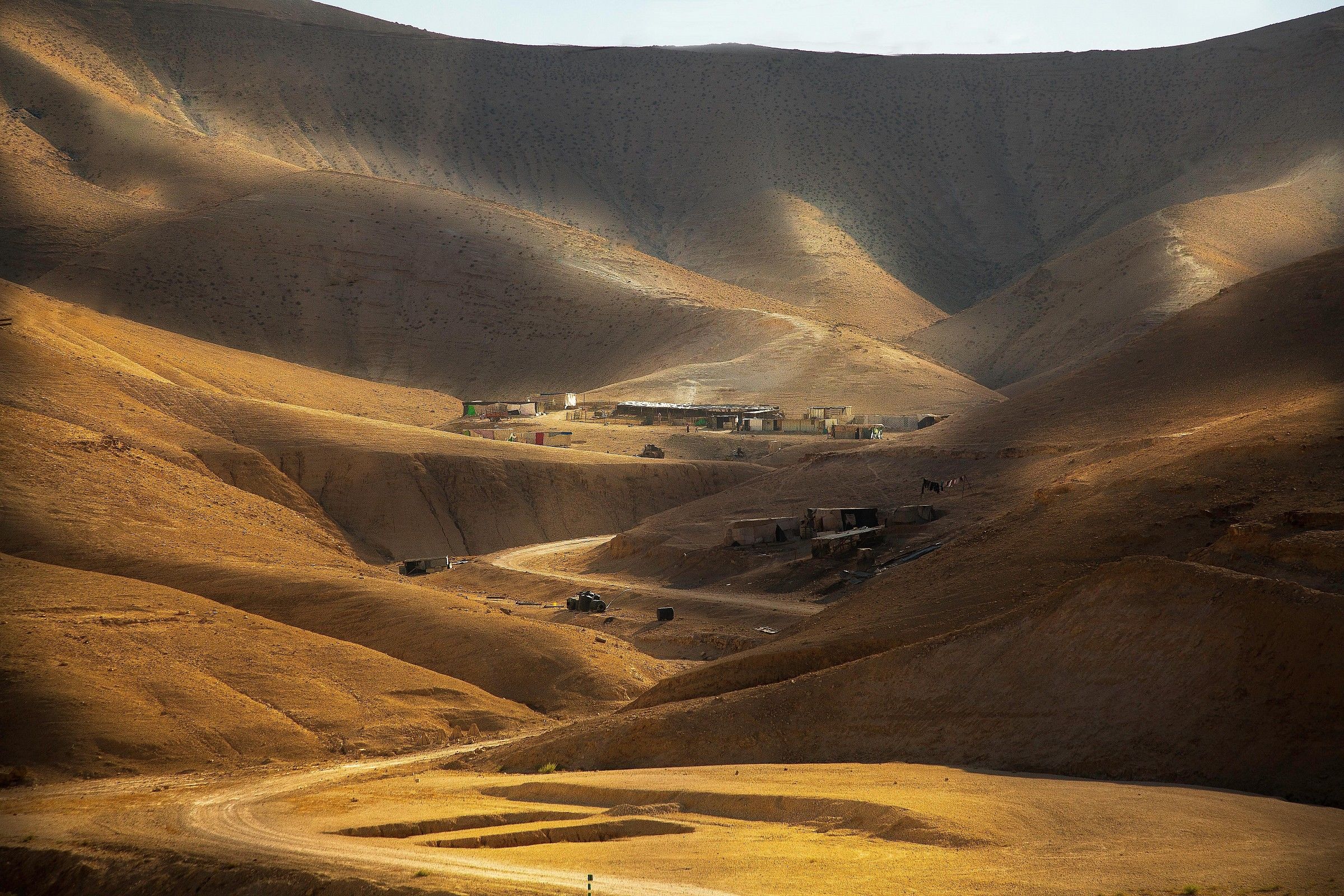 deserto di giuda accampamento beduino