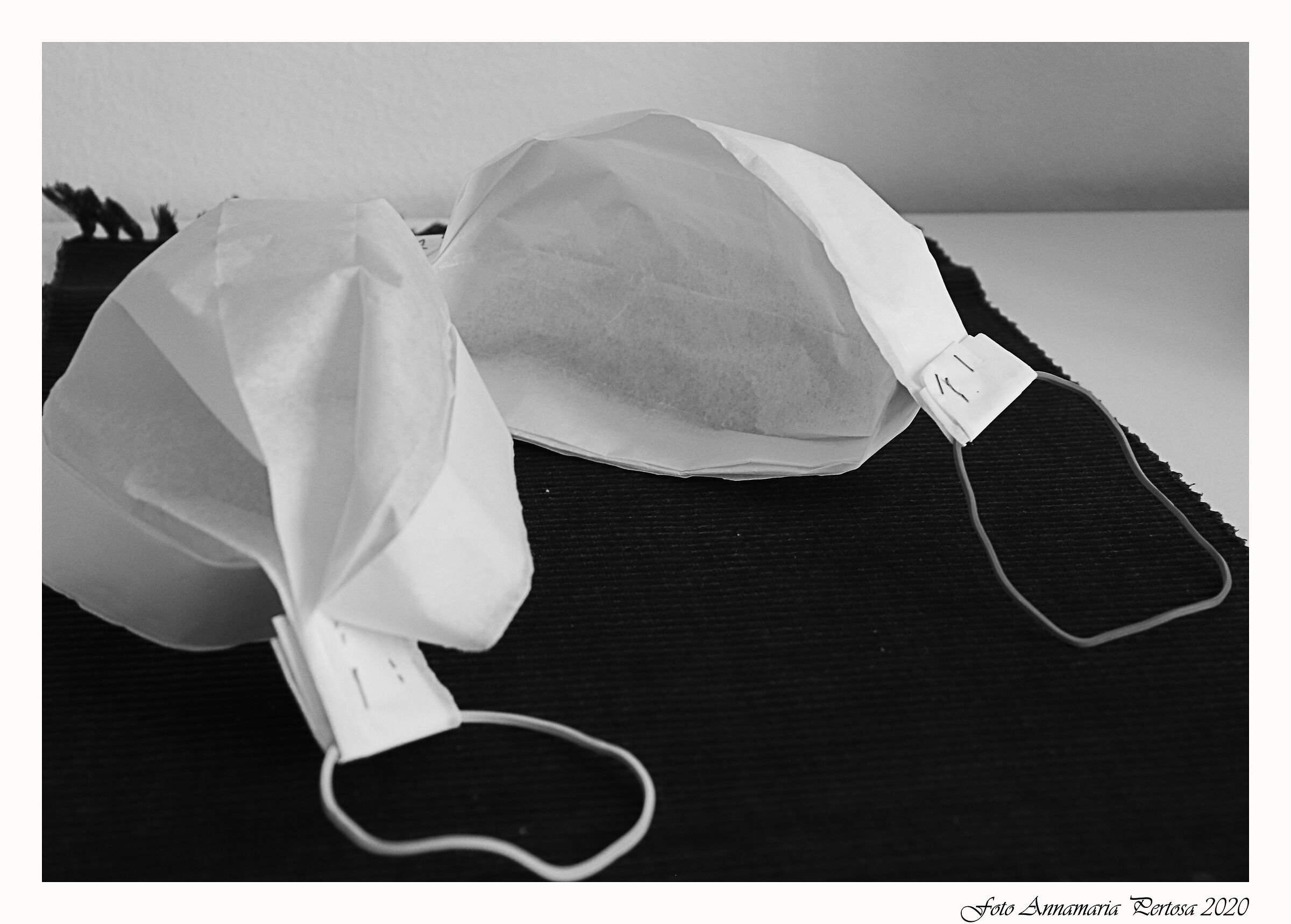 Ho imitato la Palombelli, mi son fatta la mascherina