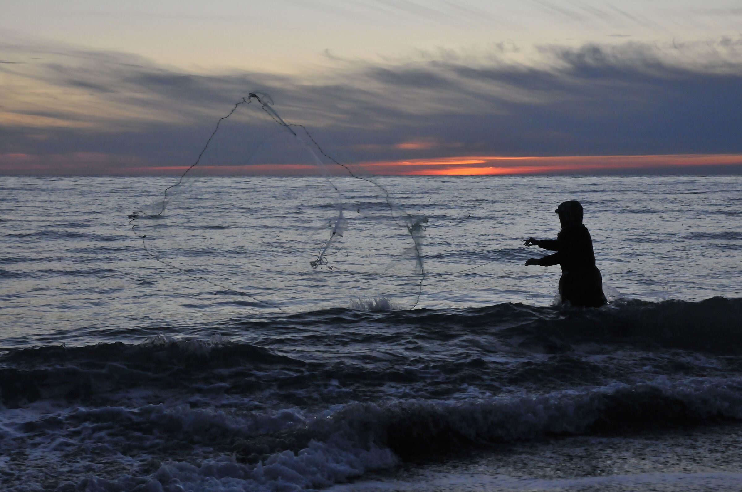 The fisherman and his net