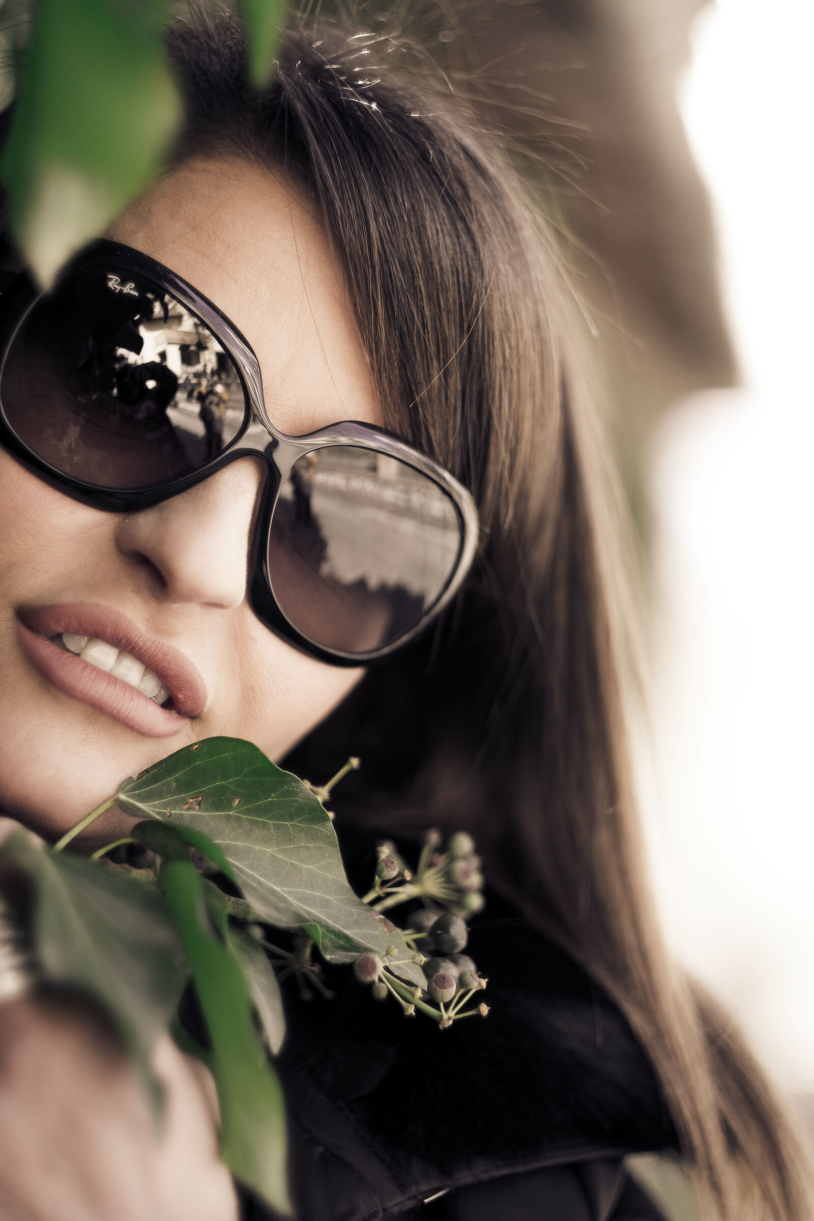 Francesca in the garden
