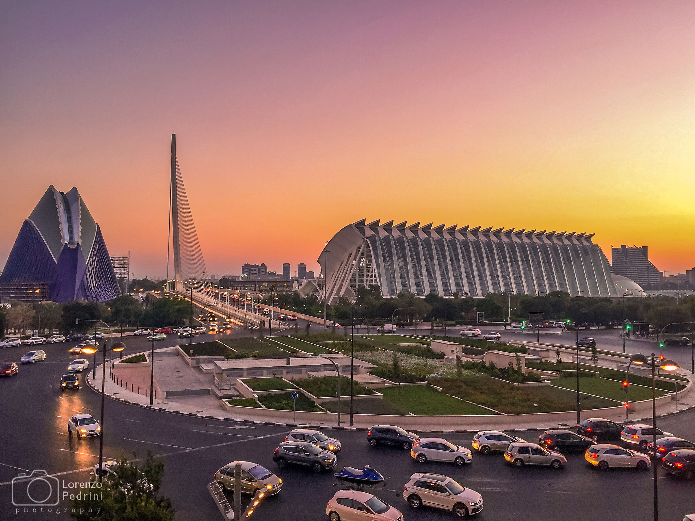 Golden hour in Valencia