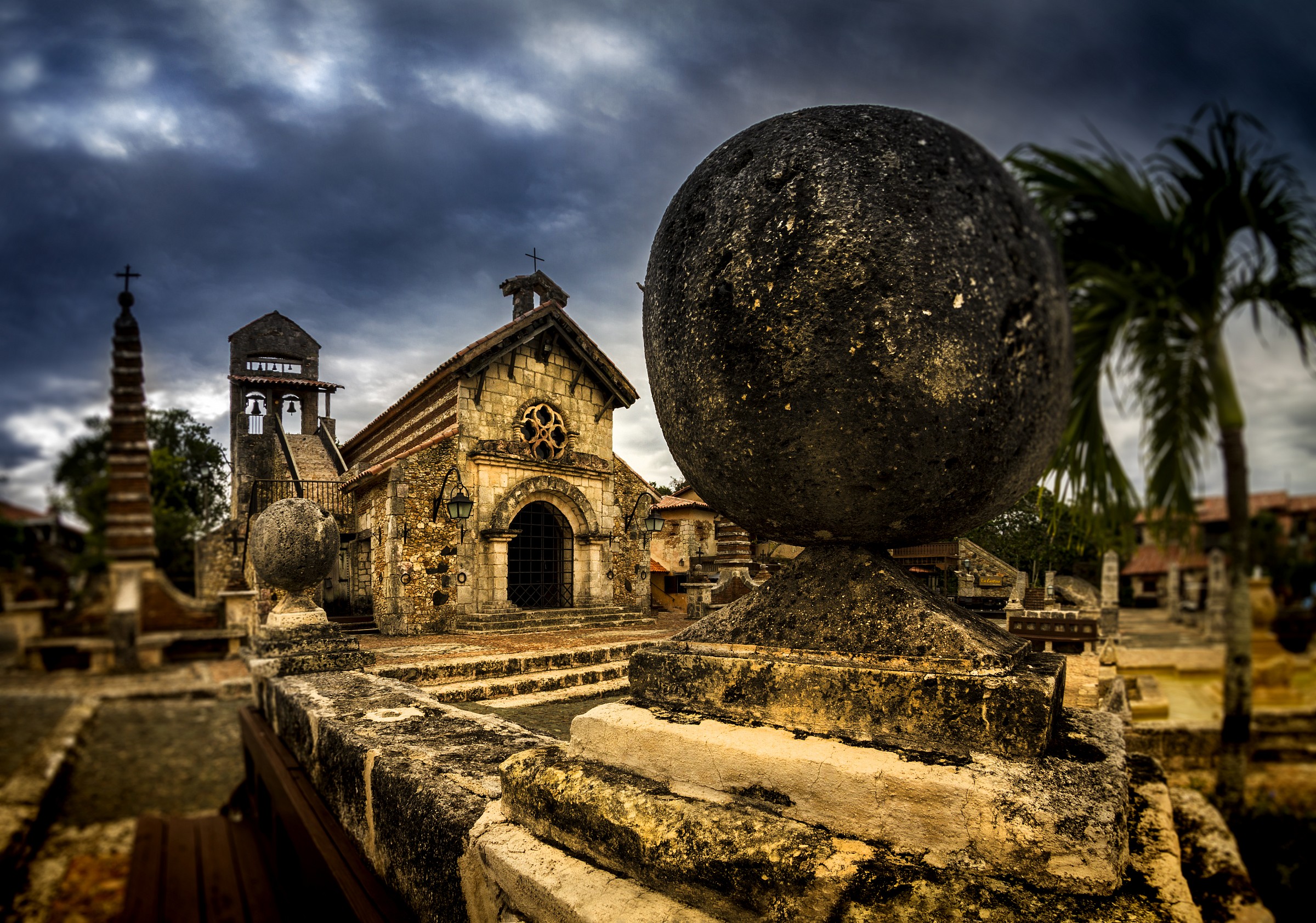 Altos de Chavon, church