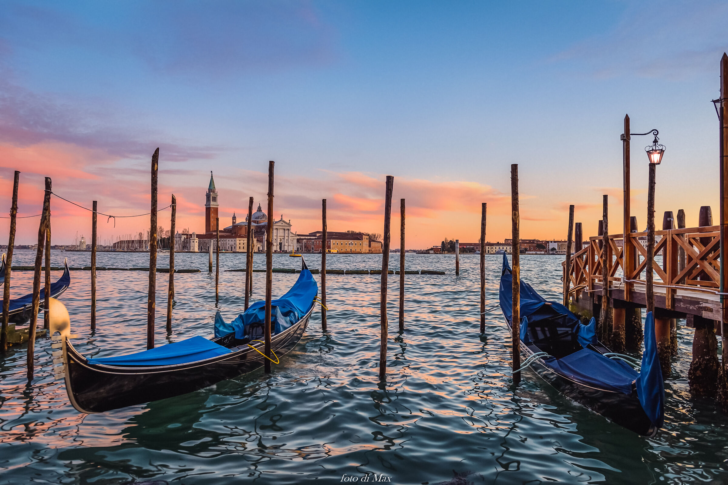 vista al tramonto da San Marco in HDR