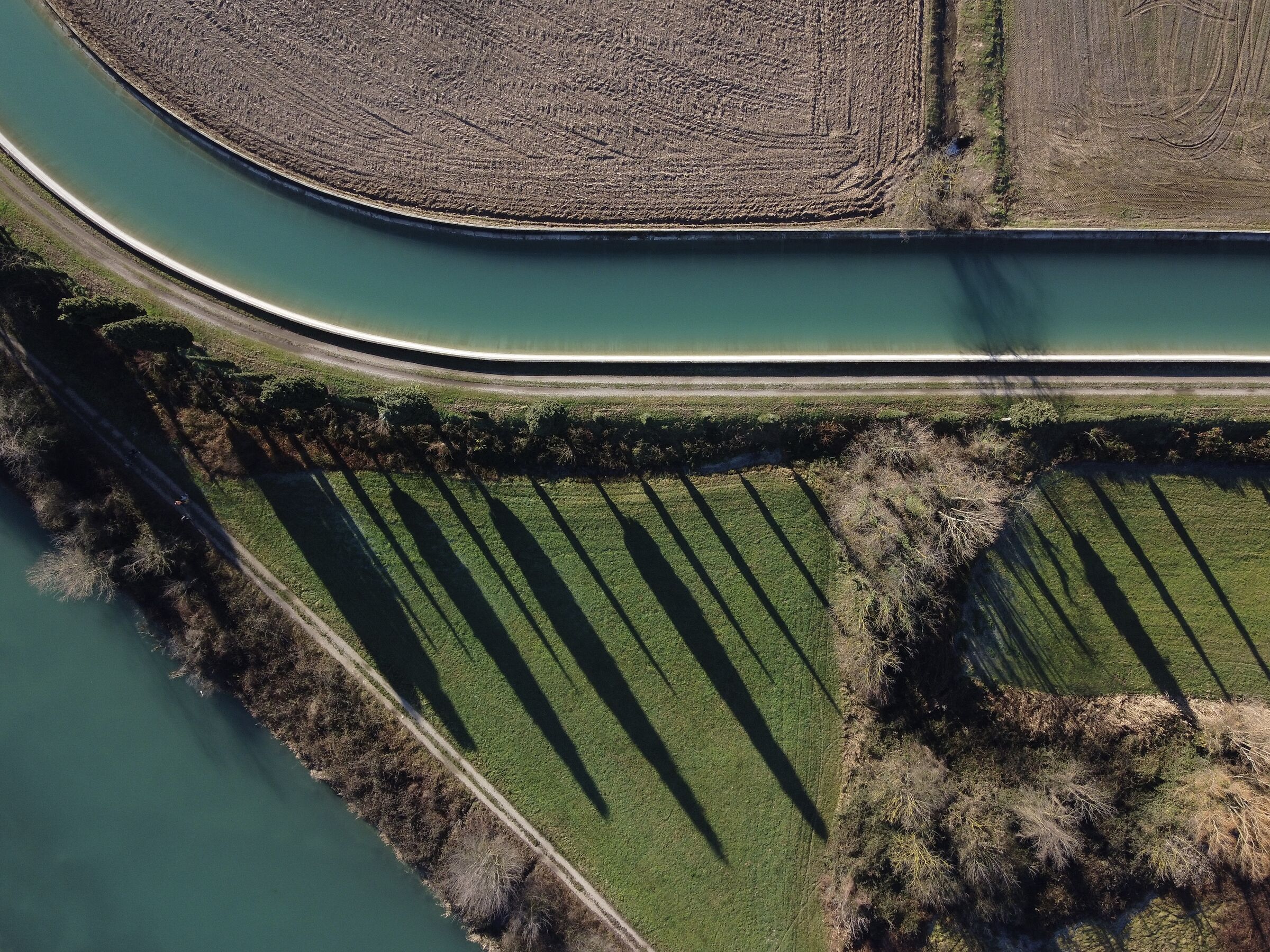 Vista aerea del Mincio