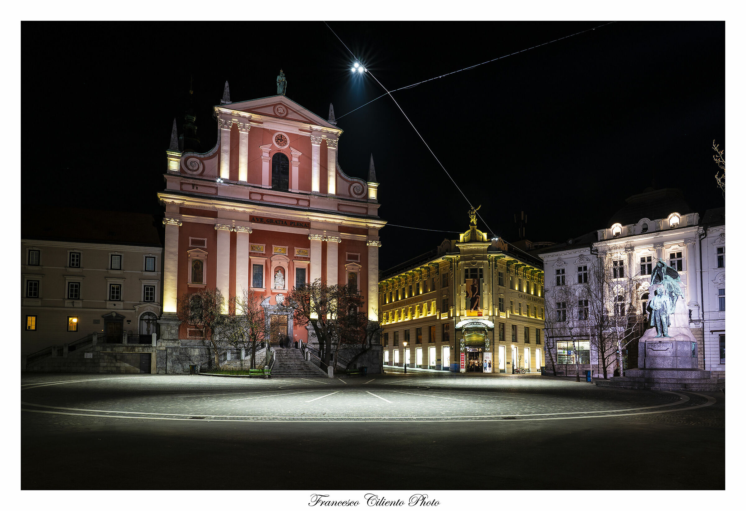 Piazza Presren, Lubiana.