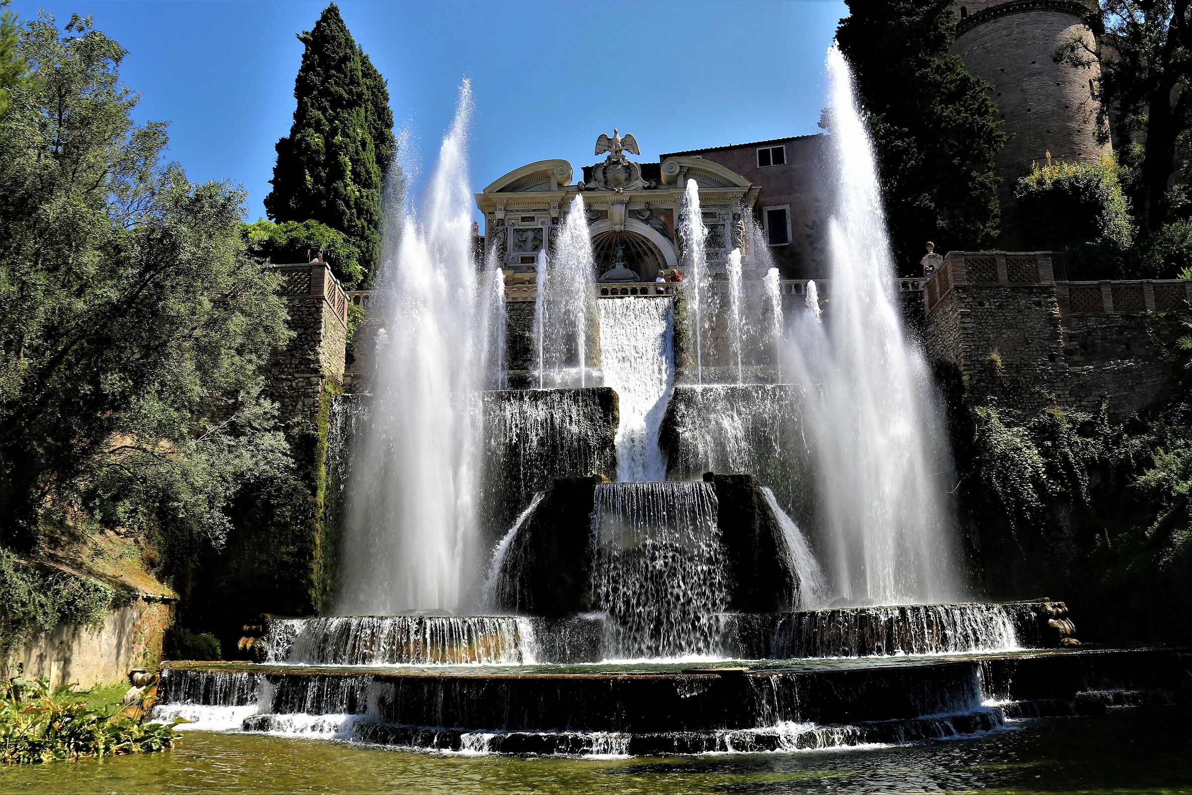 Neptune Fountain at Villa d'Este- Tivoli