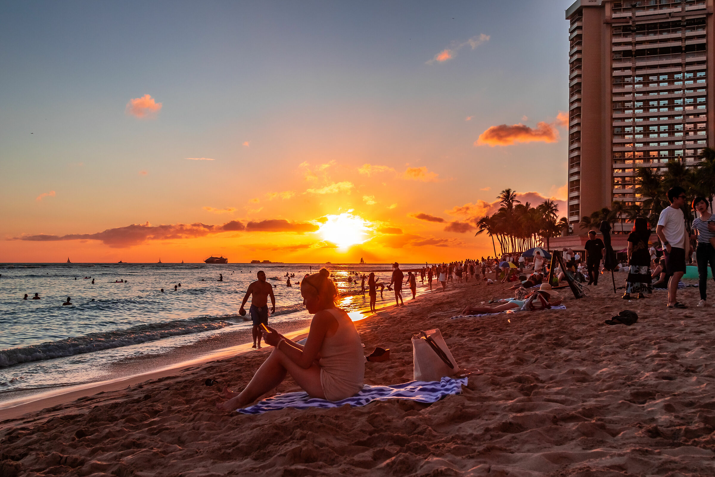 Tramonto a Waikiki