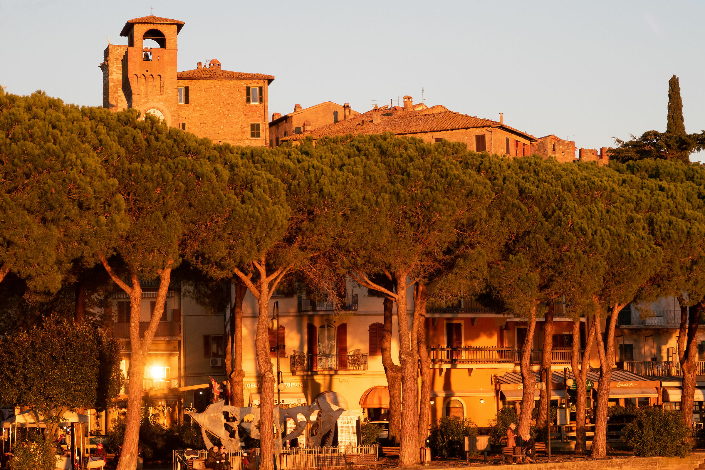 Riflessi al tramonto